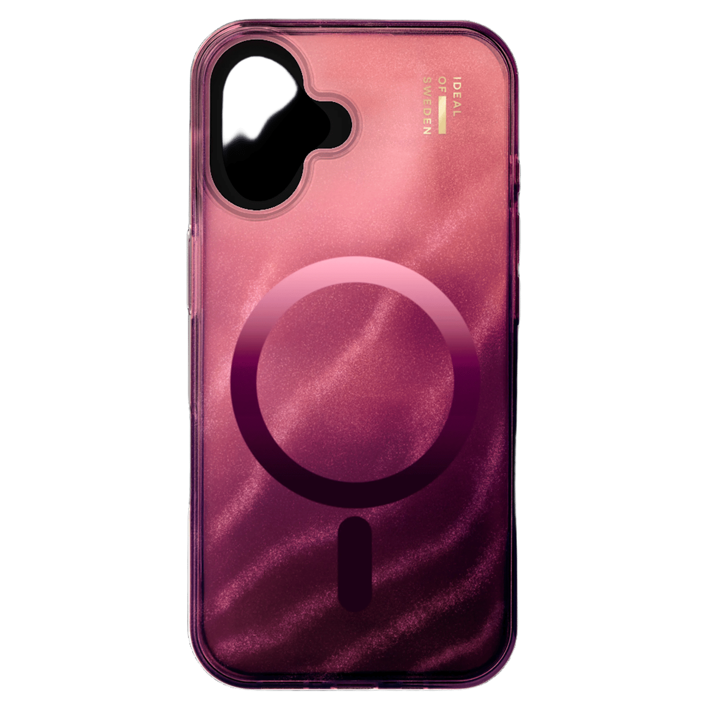IDEAL OF SWEDEN Clear MagSafe Case för iPhone 17 Cherry Lacquer