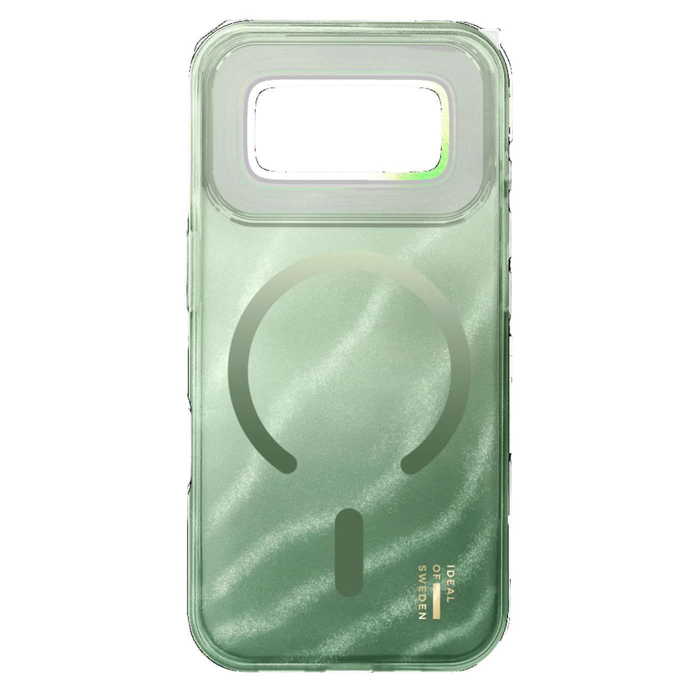 IDEAL OF SWEDEN Clear MagSafe Case för iPhone 17 Pro Max Sage Green