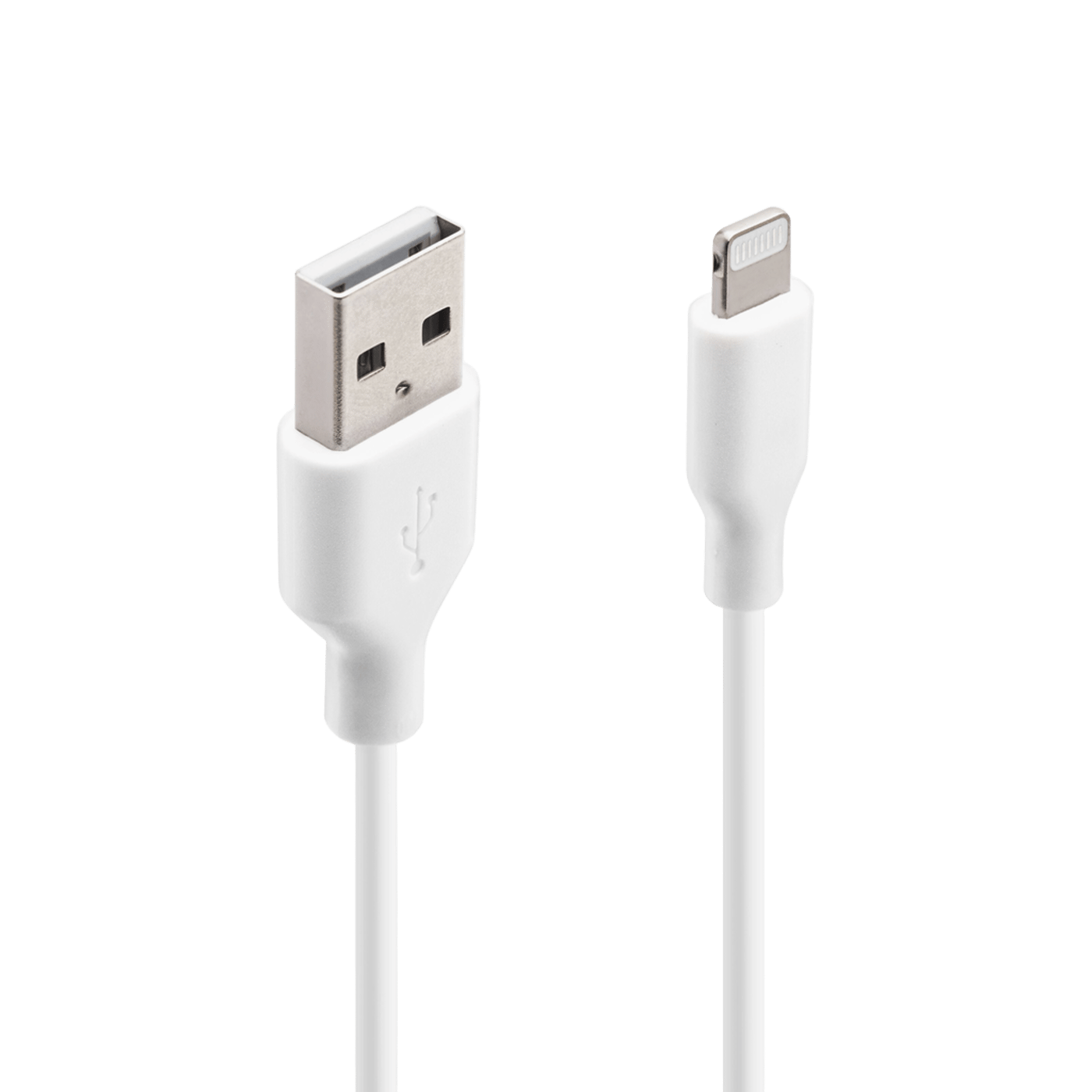 Linocell USB-A til Lightning-kabel Hvit 0,25 m