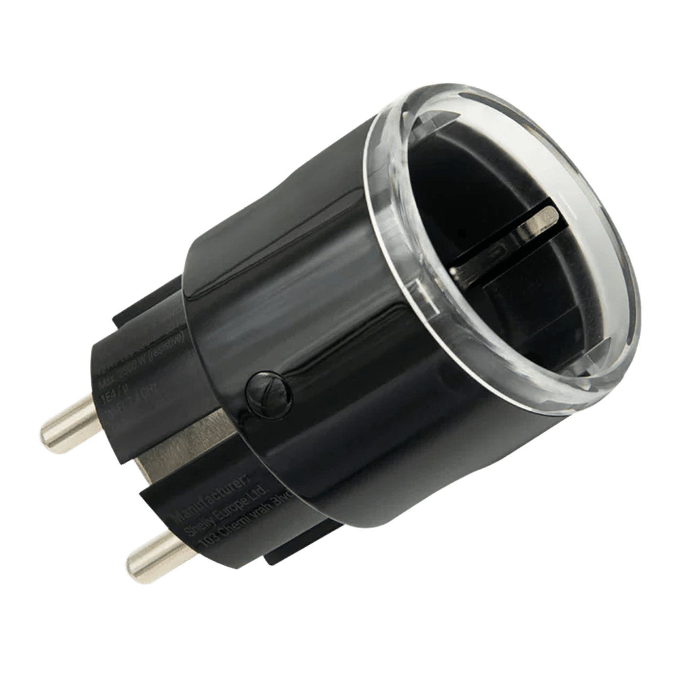 Shelly Plug S Gen3 smart kontakt Svart