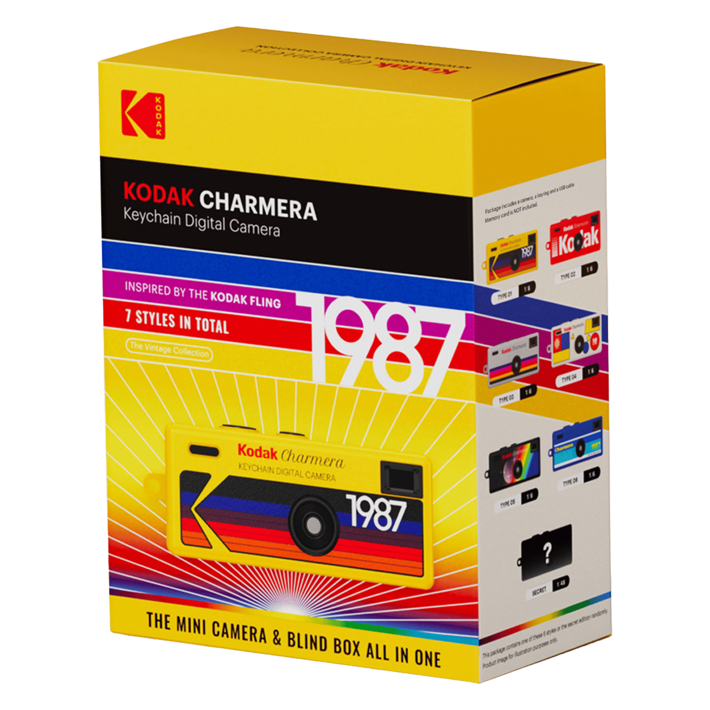 Kodak Charmera nyckelringskamera Blind Box