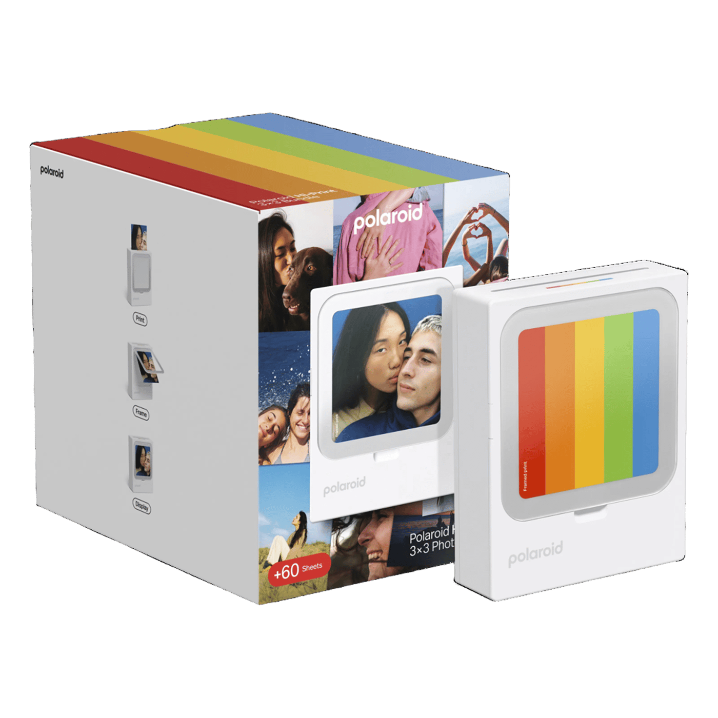 Polaroid Hi-Print 3×3 Photo Printer – portabel fotoskrivare + 60 ark
