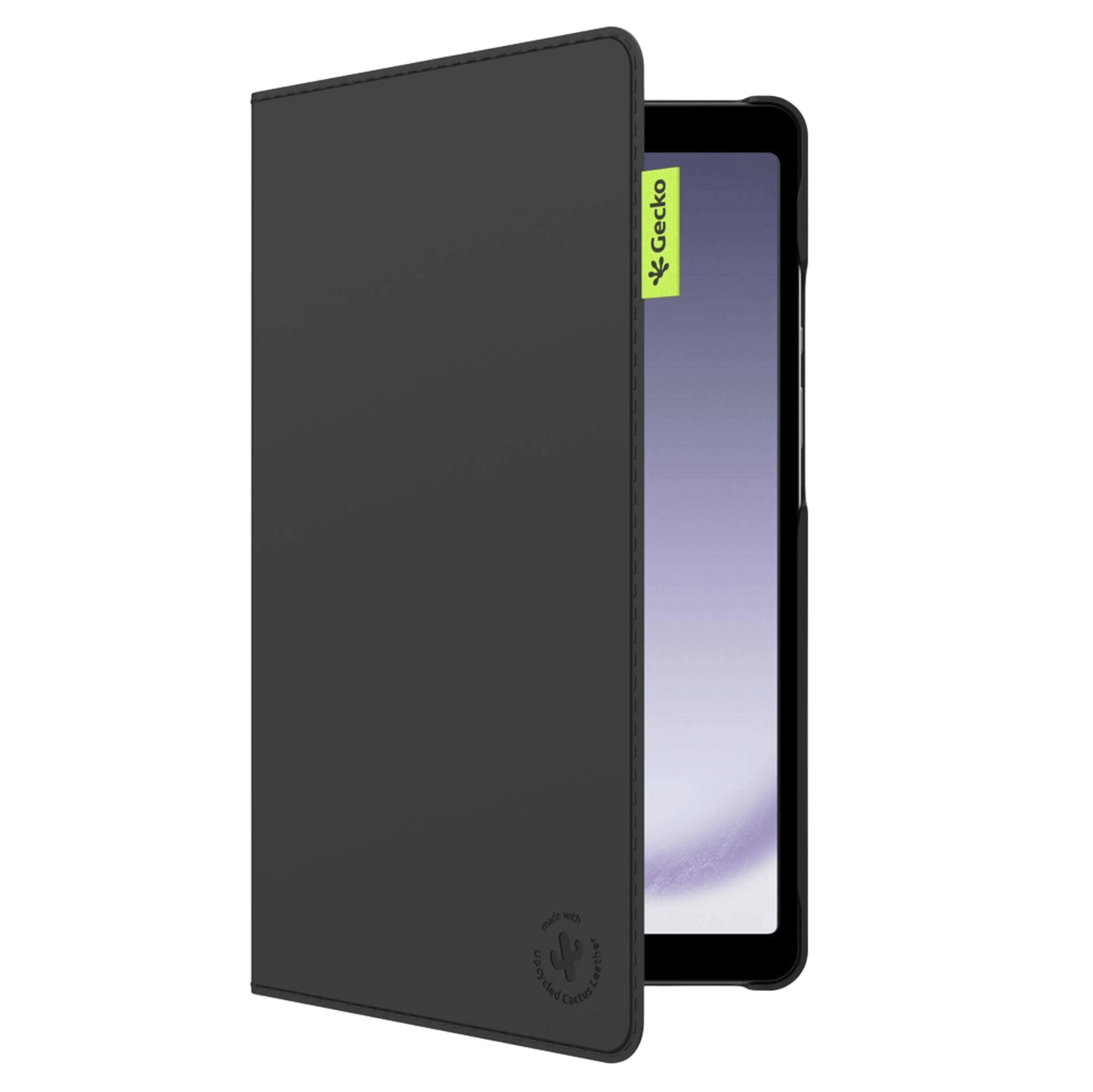 Gecko Covers Cactus Folio – fodral till Samsung Galaxy Tab A11/A9 8,7" Svart