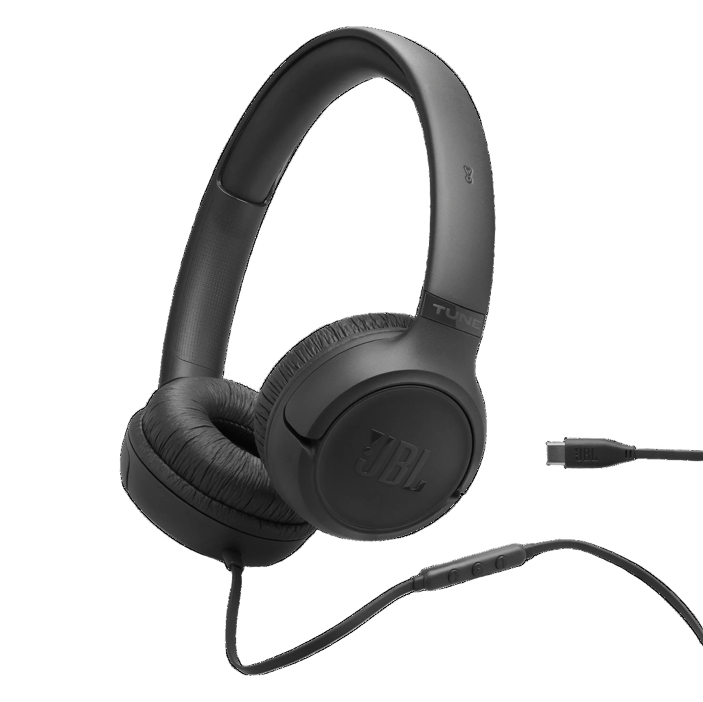 JBL Tune 530C USB-C on-ear-hodetelefoner Svart