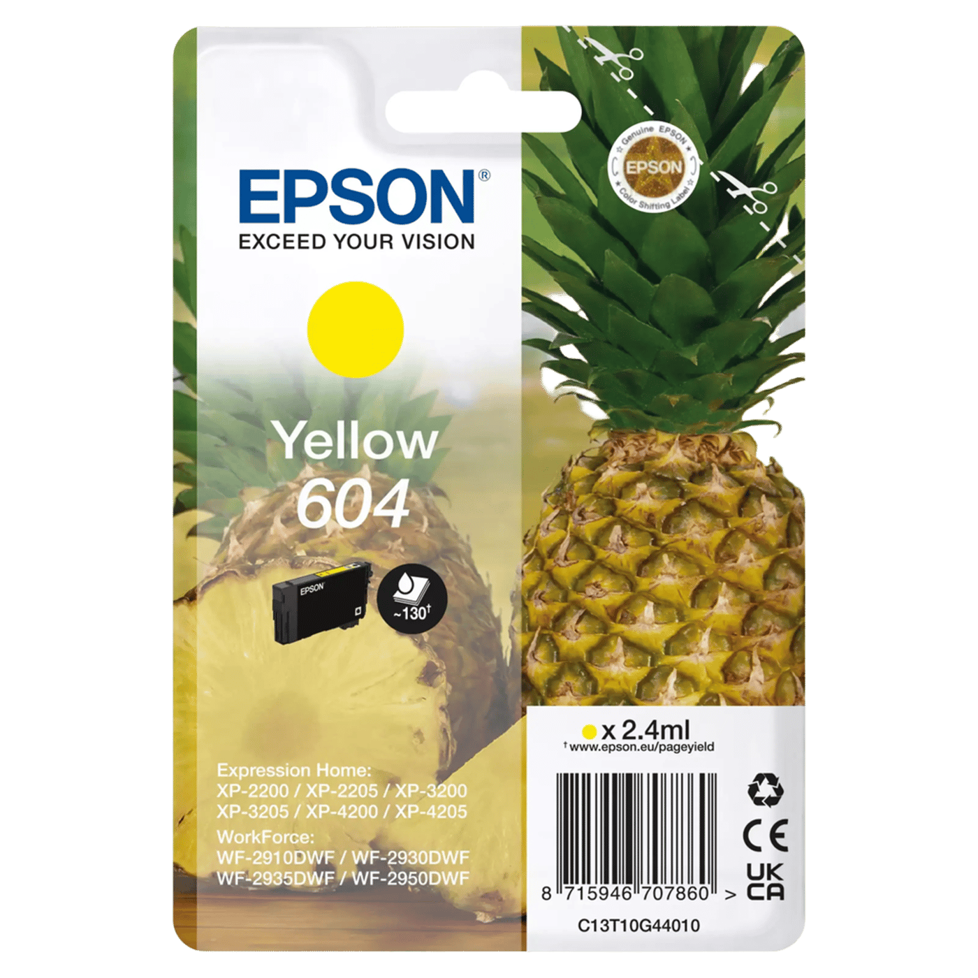 Epson 604 bläckpatron Gul