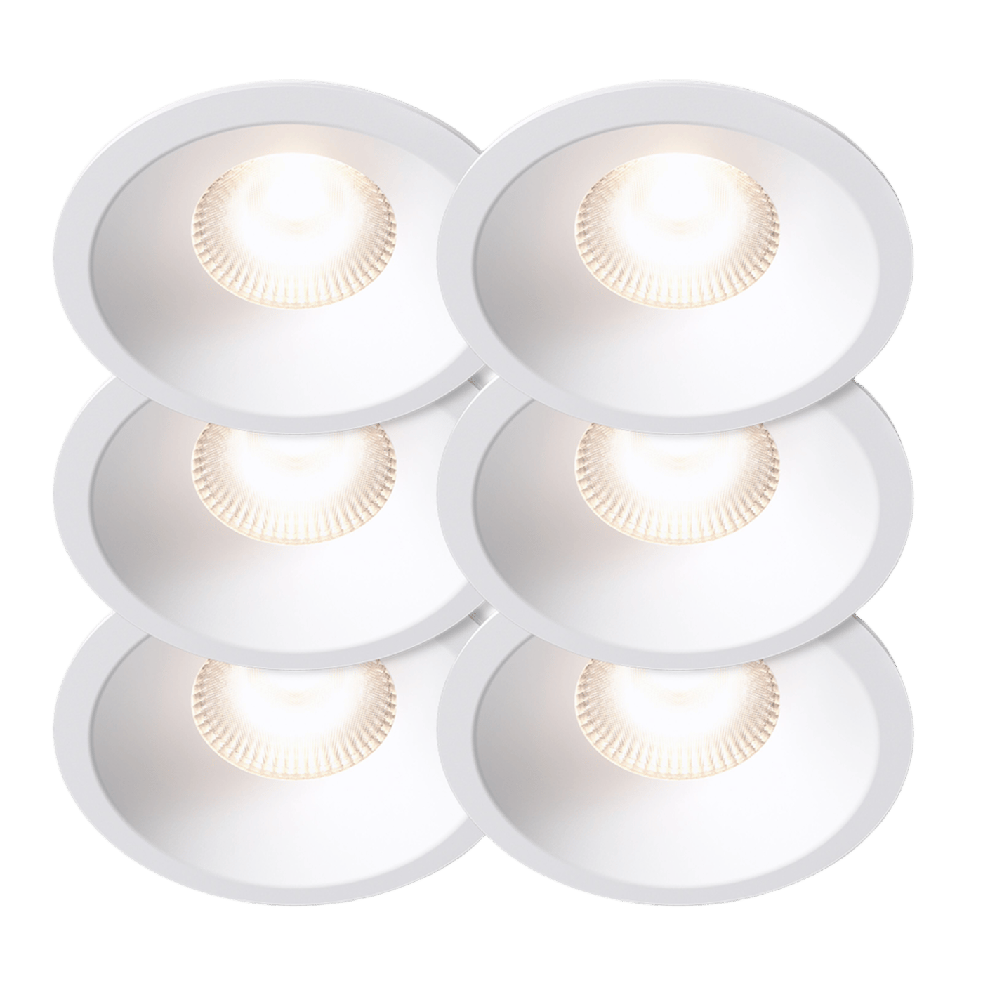 Plejd Downlight Deep DWN-02 6-pack Vit