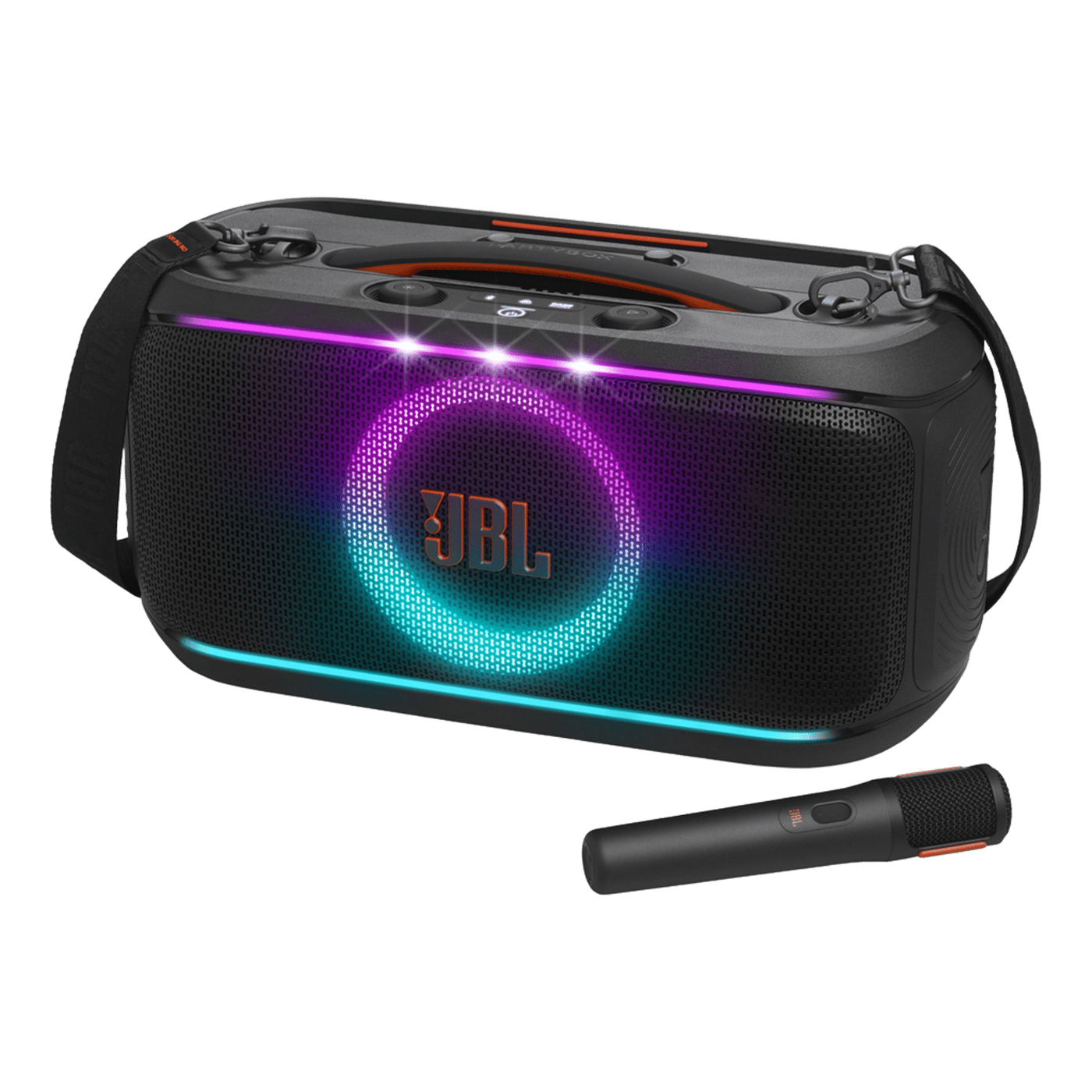 JBL PartyBox On-The-Go 2 portabel partyhögtalare Svart
