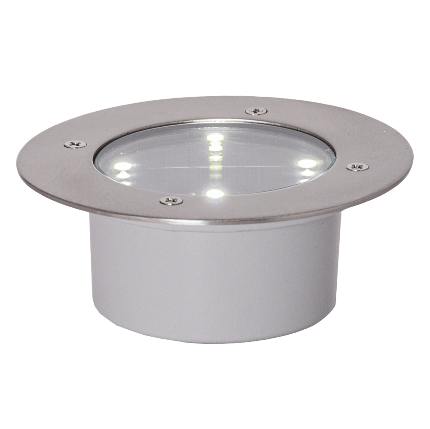 Star Trading Solcellsspotlight Decklight Silver