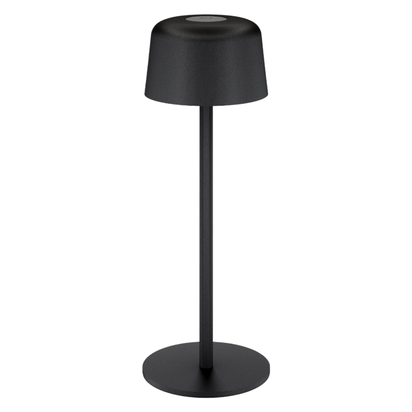 Trådlös LED-bordslampa 25 cm Svart