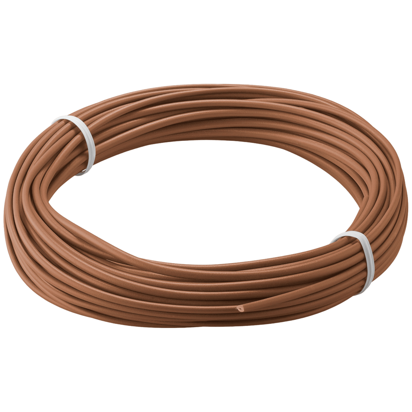 Isolert koblingstråd 0,14 mm² Brun