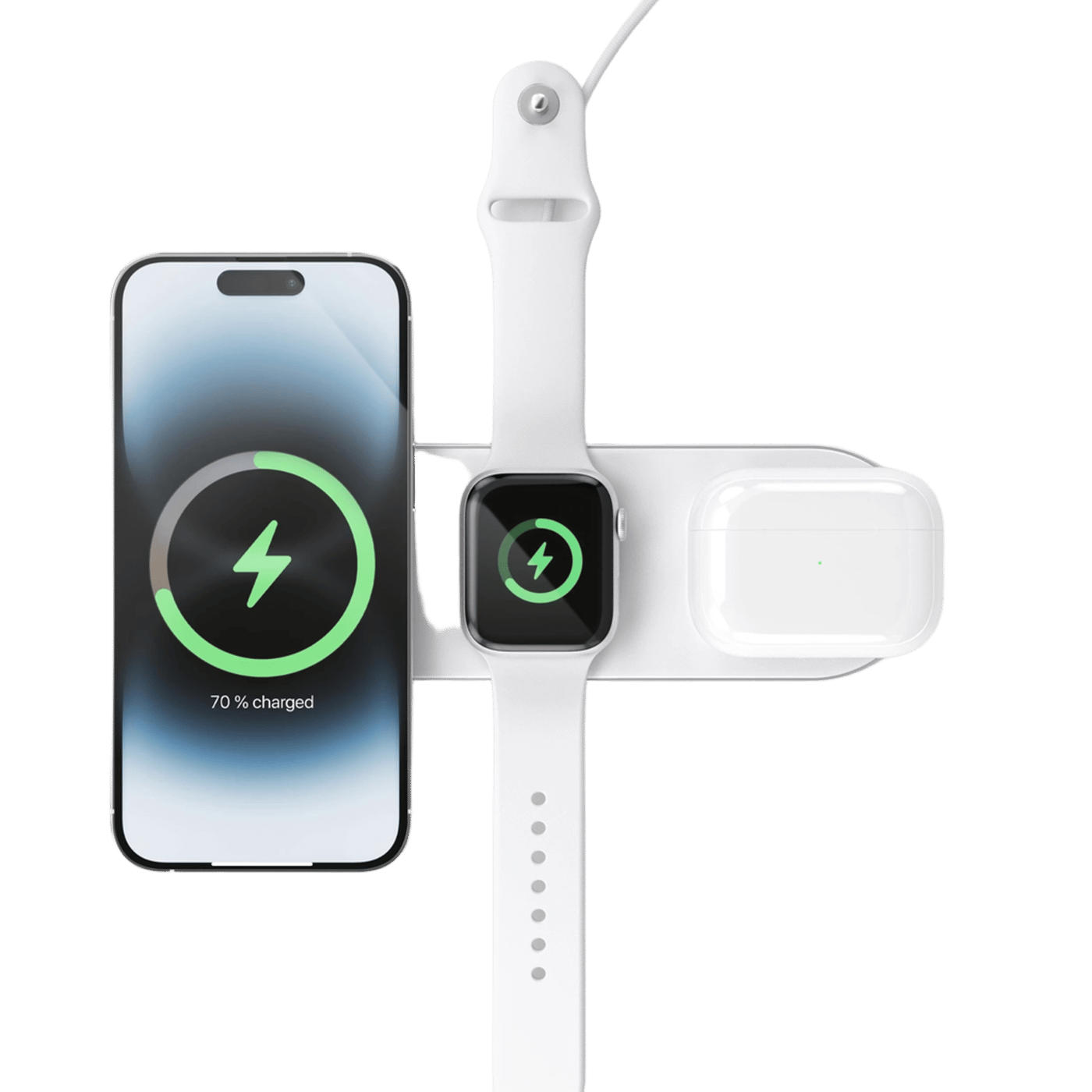 Vonmählen Aura Home 3-i-1 trådløs ladestasjon med MagSafe