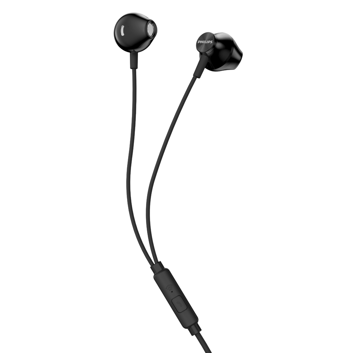 Philips TAUE101 in-ear-hörlurar med mikrofon Svart
