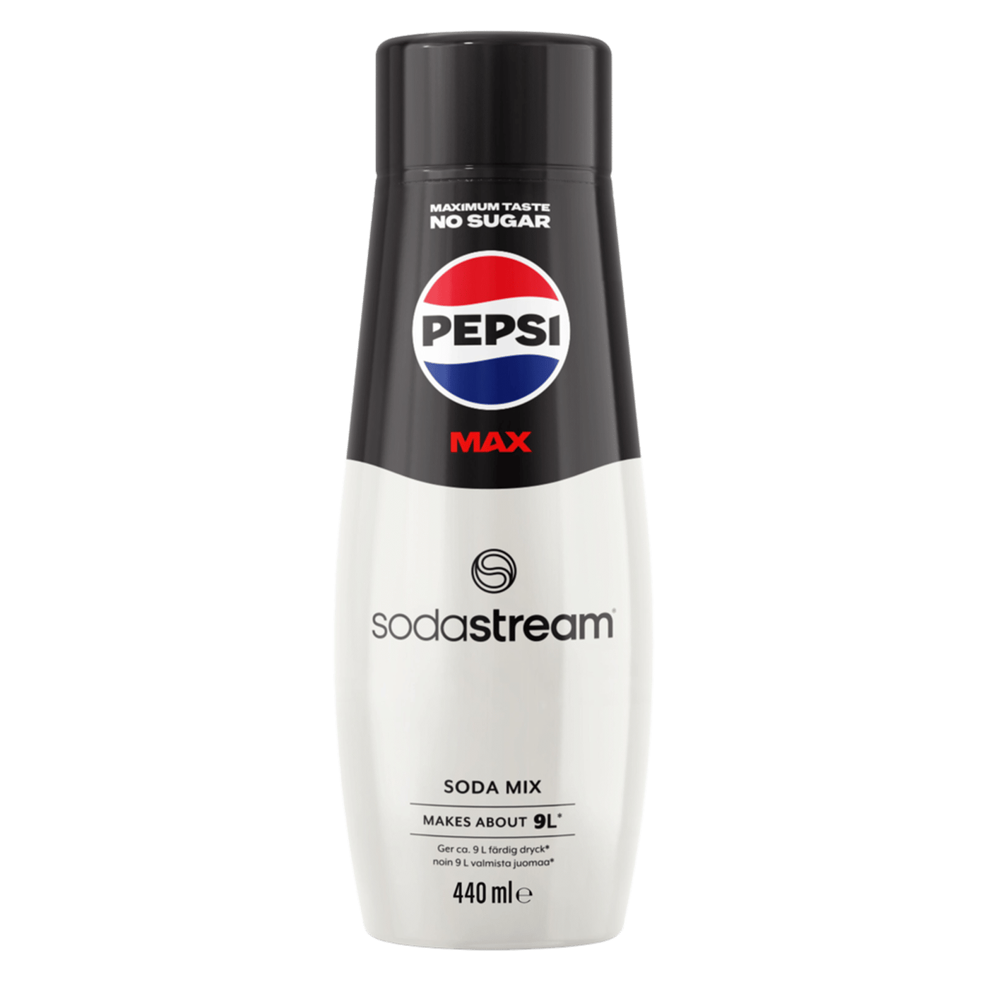 Sodastream Pepsi Max smakkoncentrat 440 ml flaska