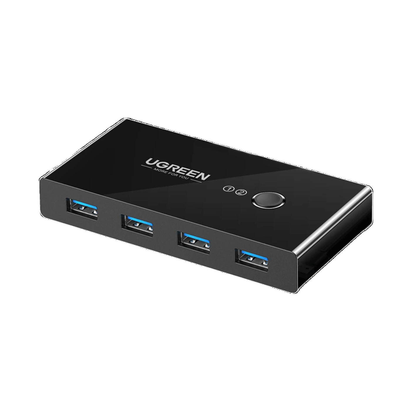 Ugreen USB 3.0-switch med 4 porter for to datamaskiner