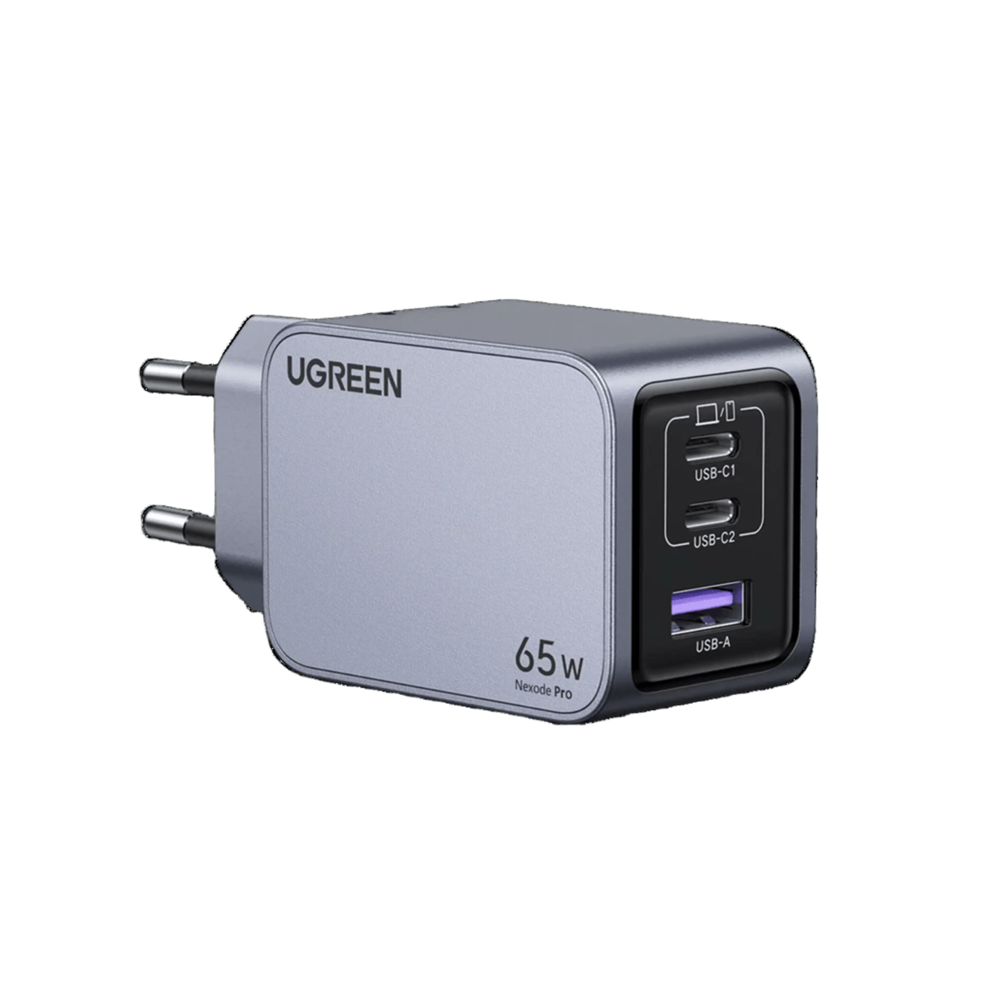 Ugreen Nexode Pro 65 W GaN-hurtiglader med 3 porter