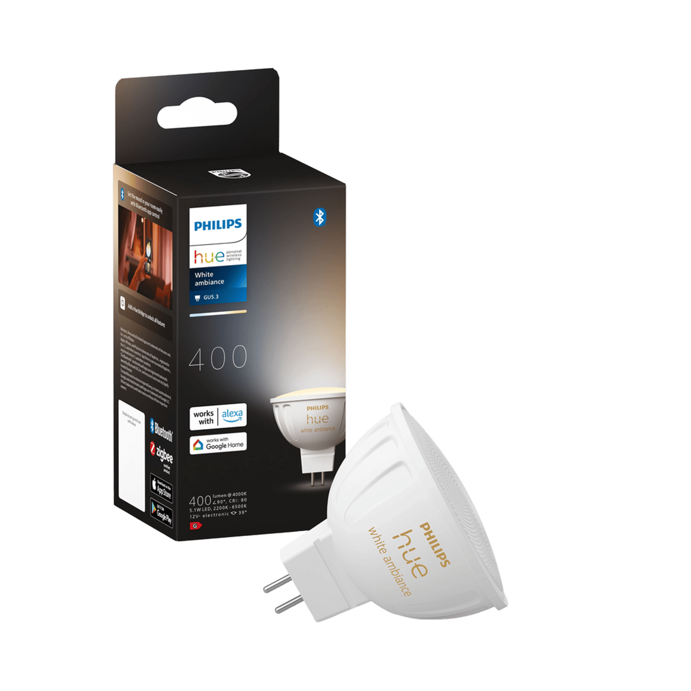 Philips Hue White Ambiance MR16 400 lm