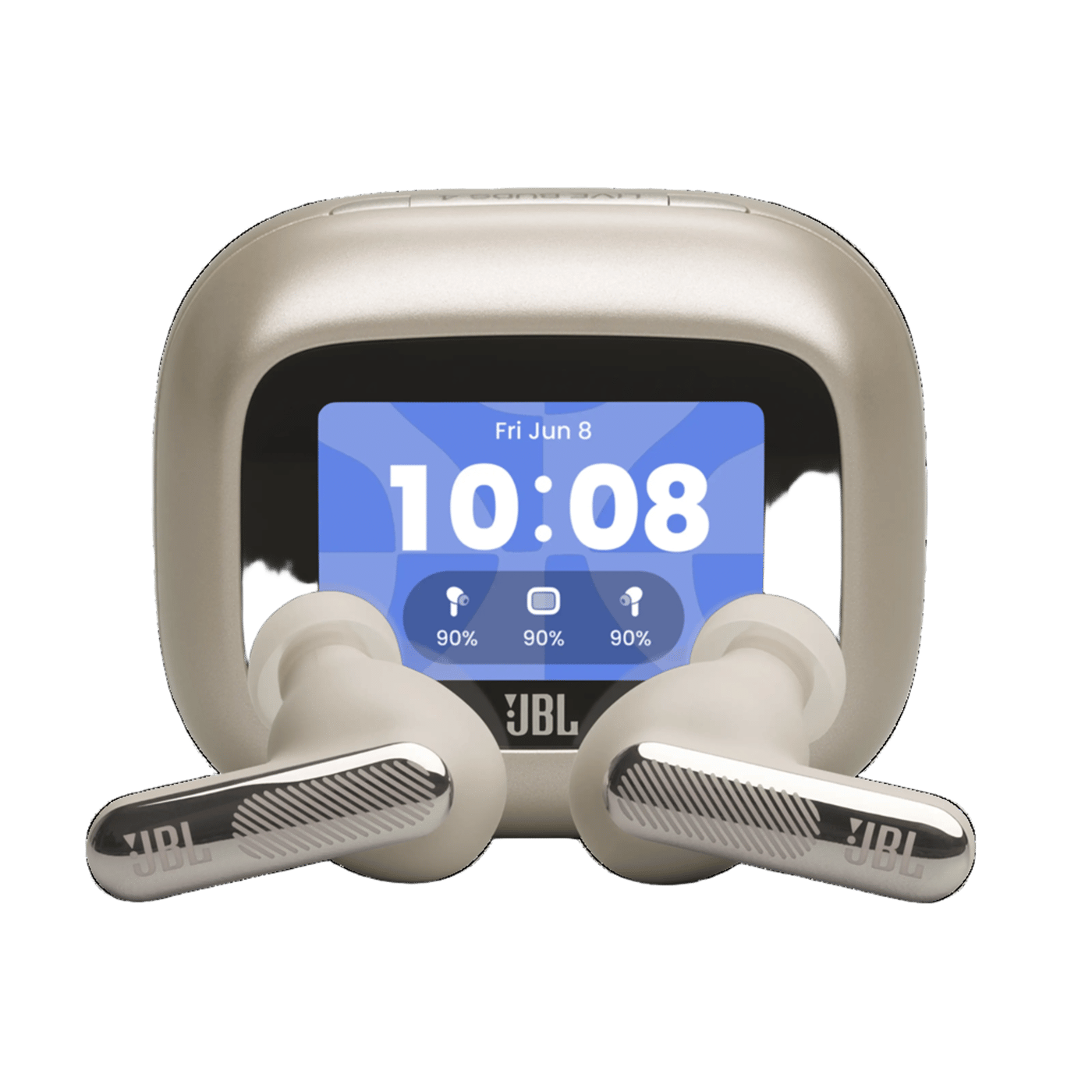 JBL Live Beam 4 trådløse in-ear-hodetelefoner Champagne