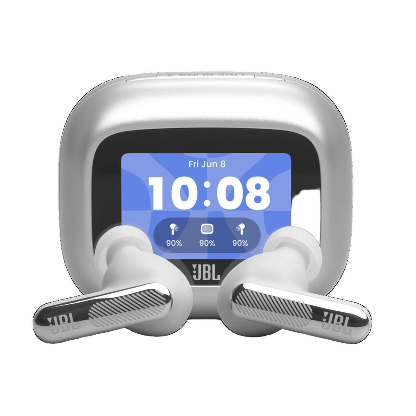 JBL Live Beam 4 trådlösa in-ear-hörlurar Silver