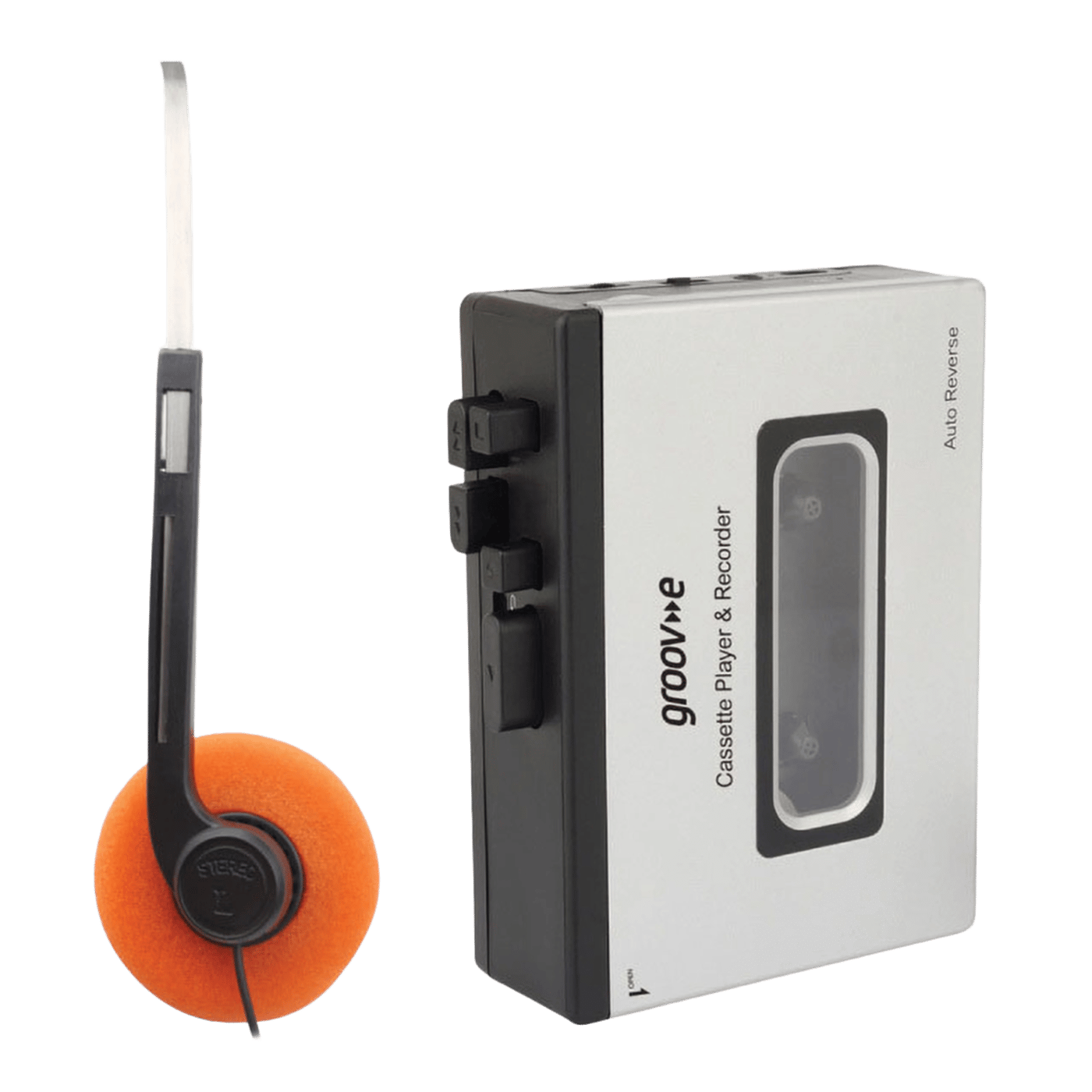Groov-e Bärbar kassettbandspelare med Bluetooth