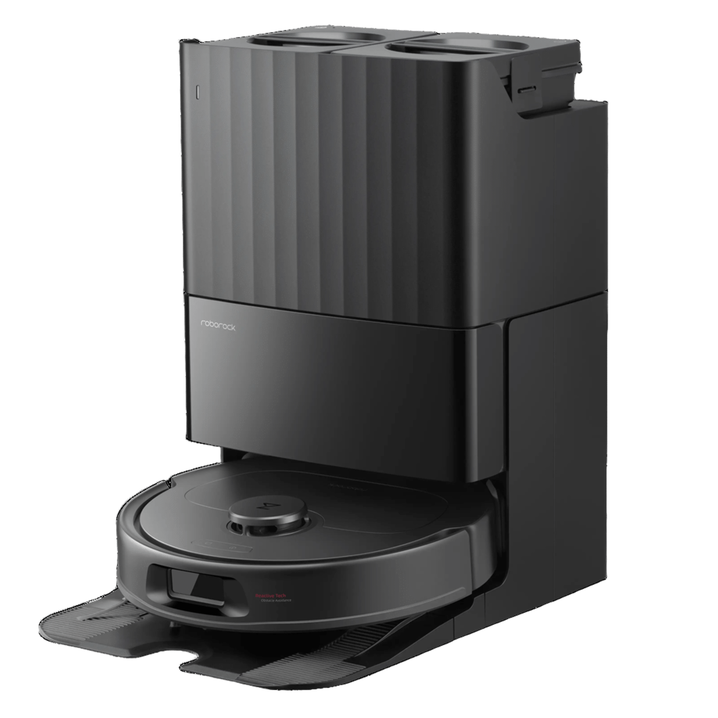 Roborock Qrevo S Pro robotdammsugare med basstation Svart