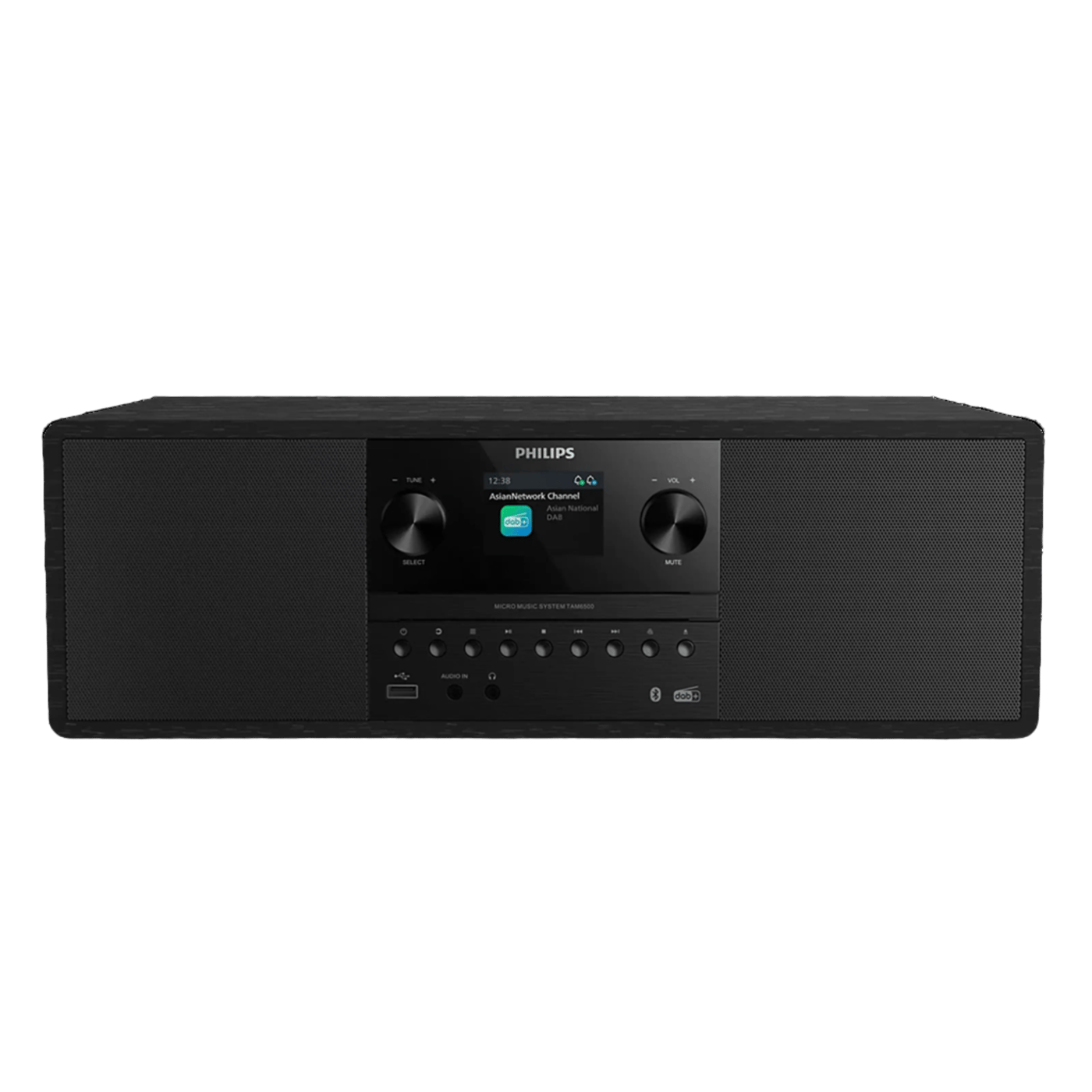 Philips Kompakt mikrosystem TAM6500 med CD, DAB+ och Bluetooth