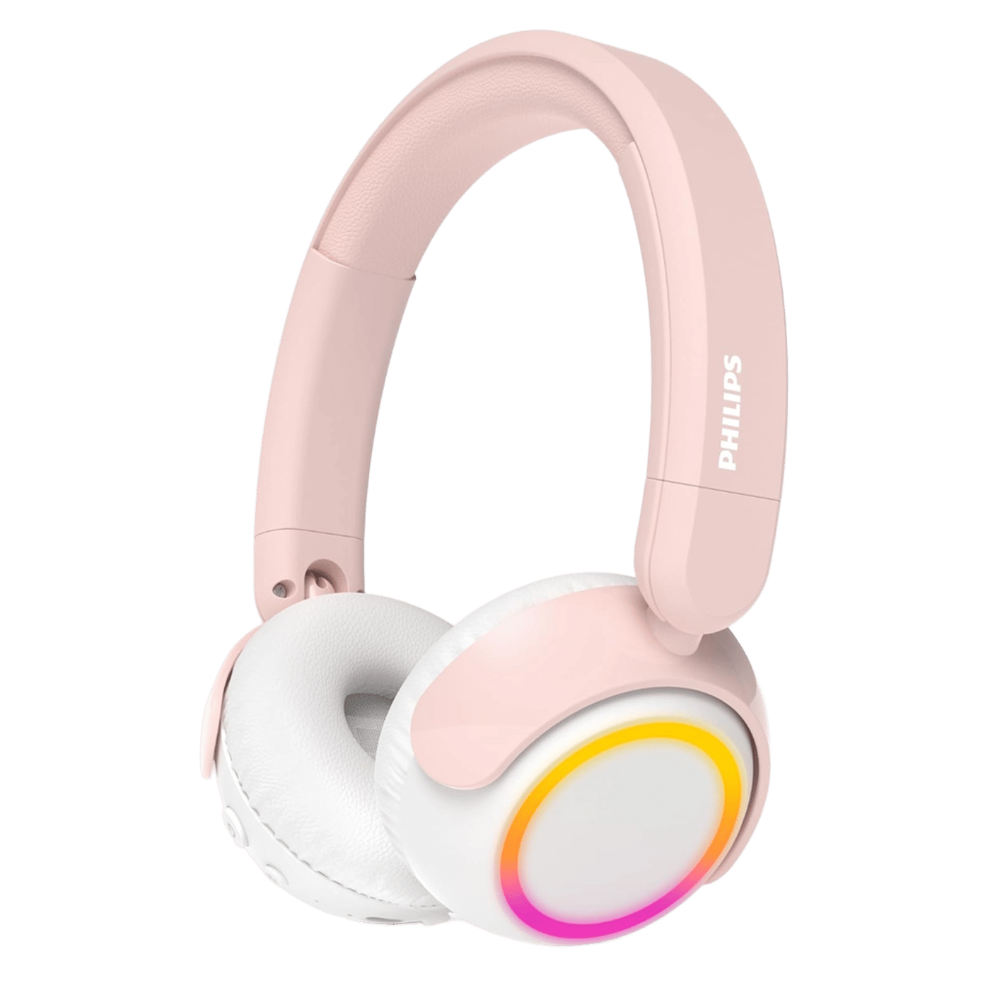 Philips K4206 trådløse barnehodetelefoner med LED-paneler Rosa