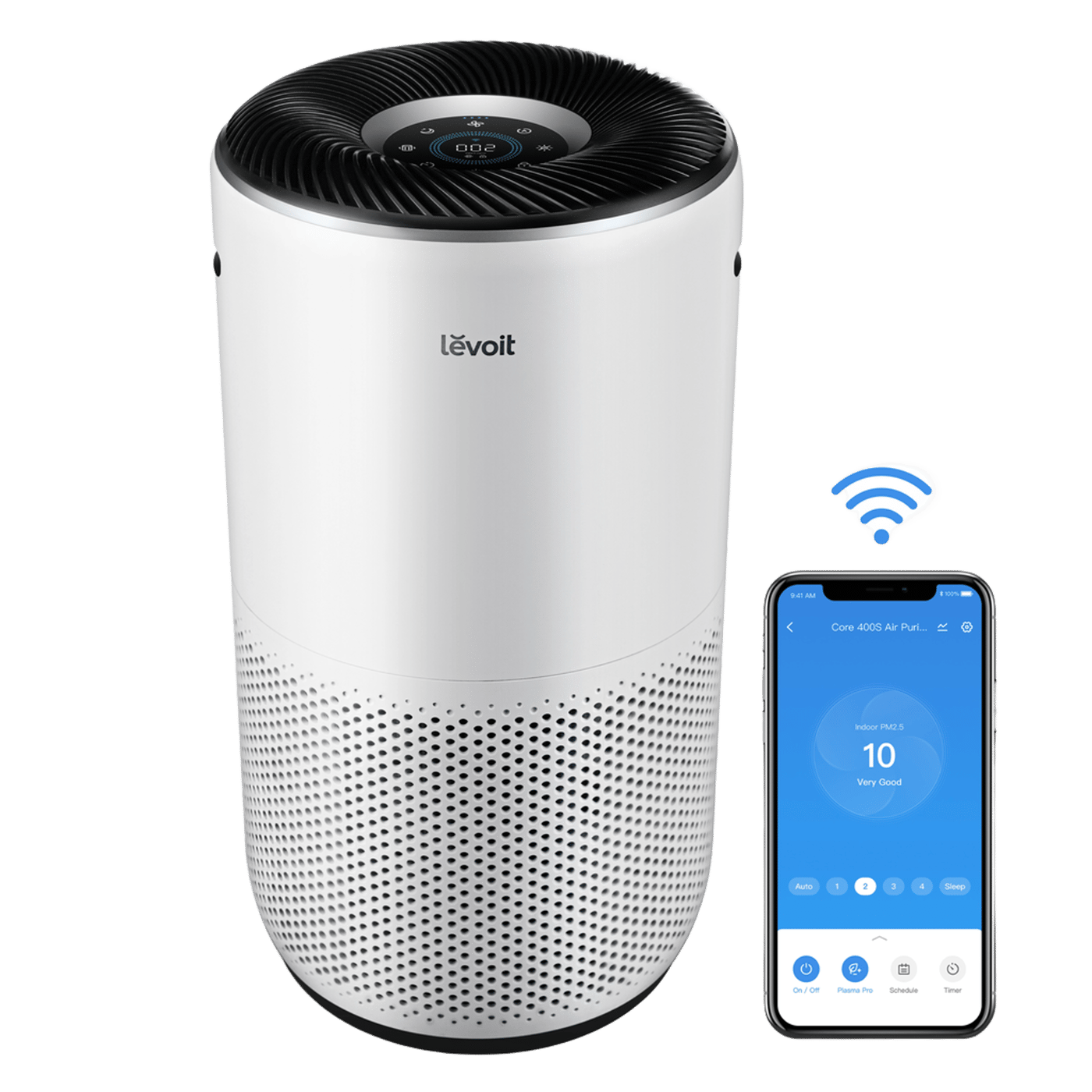 Levoit Core 400S Smart luftrenare med HEPA-filter