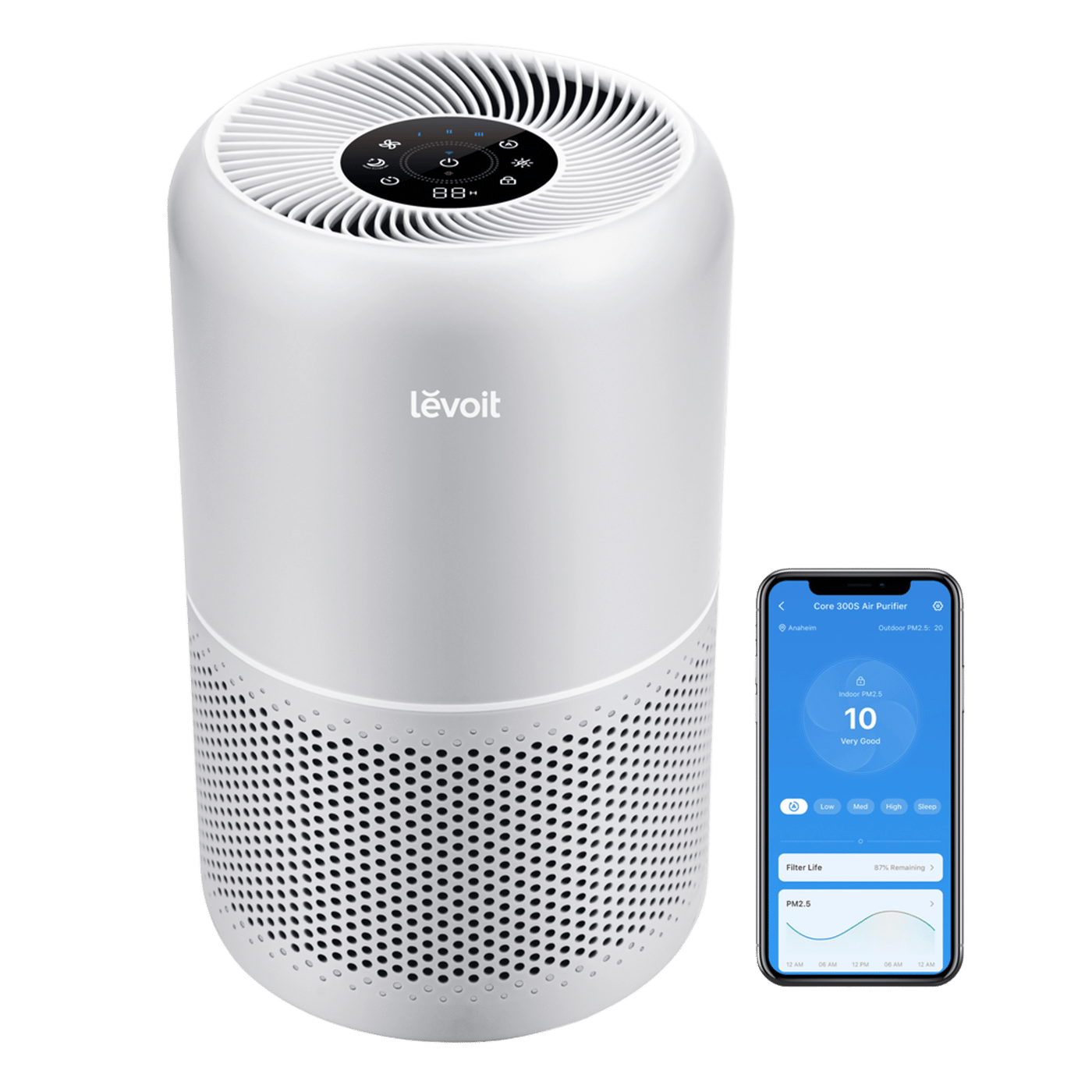 Levoit Core 300S Pro Smart luftrenser Hvit