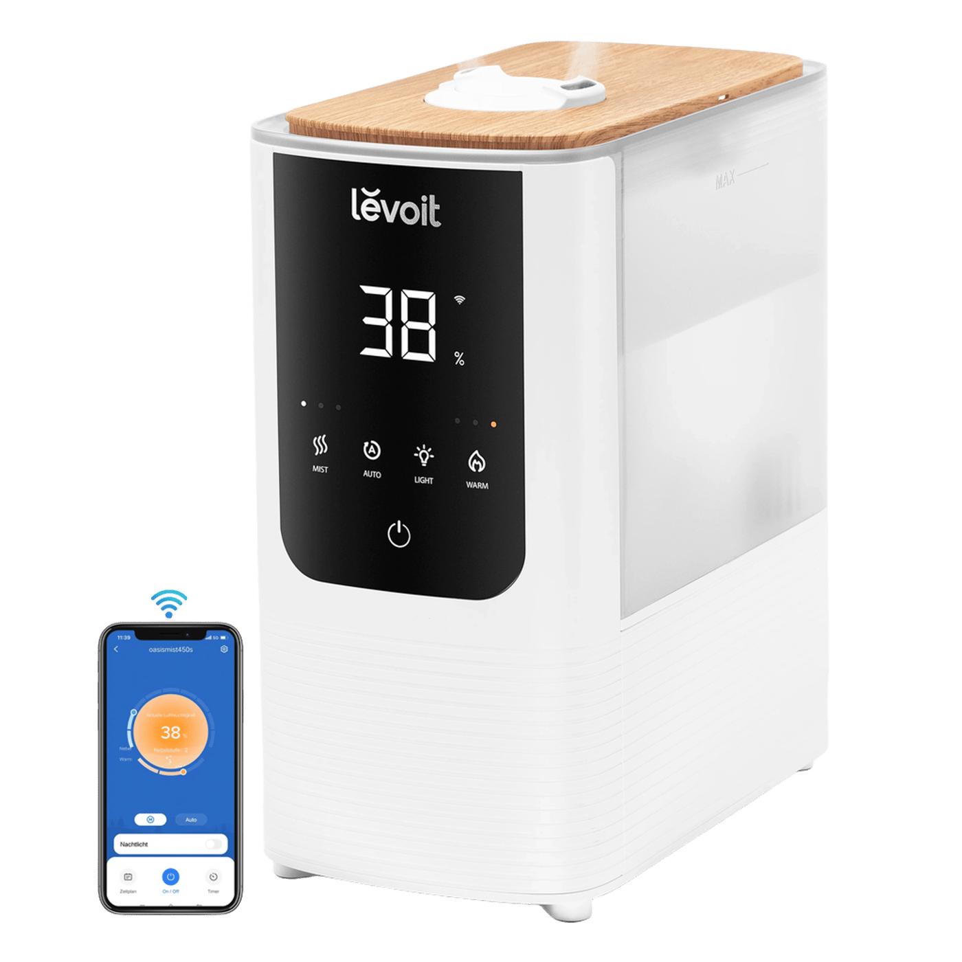 Levoit OasisMist 450S Smart luftfuktare