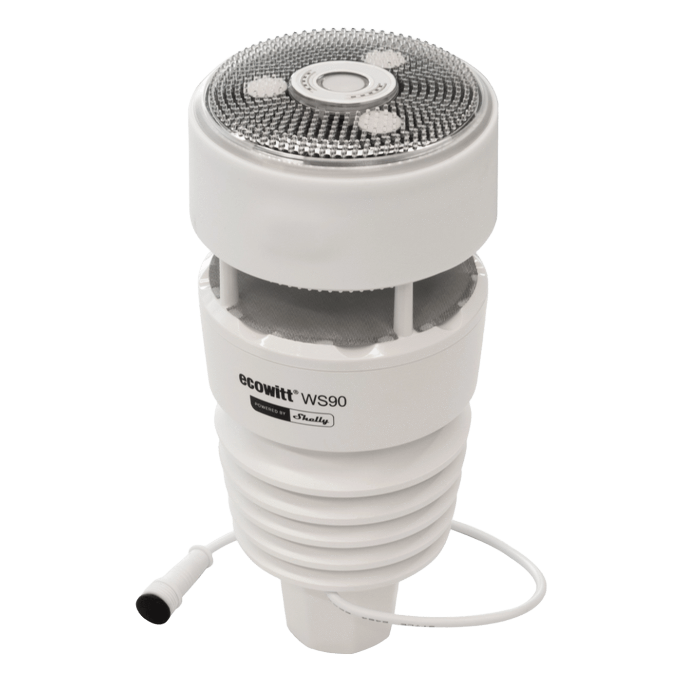 Ecowitt WS90 7-i-1 väderstation Powered by Shelly
