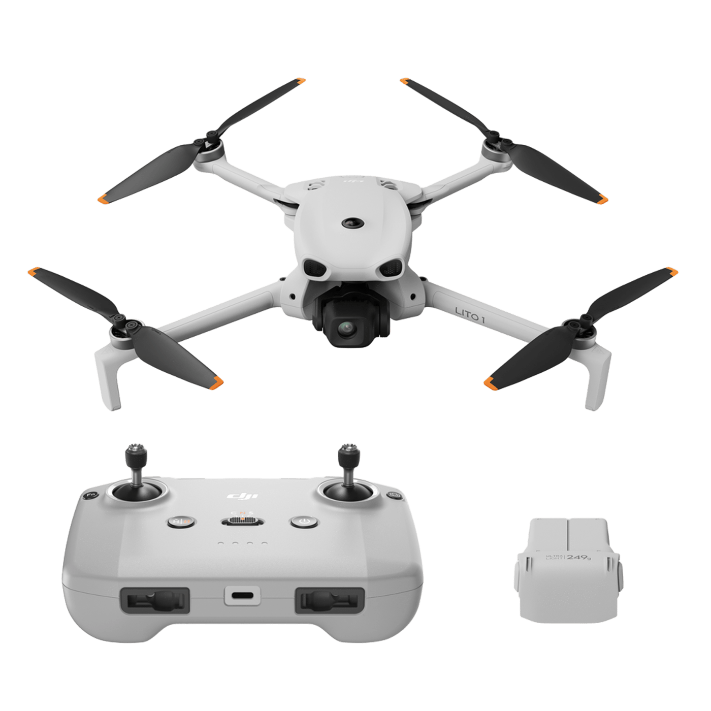 DJI Lito X1 kameradrone med 4K HDR Grå