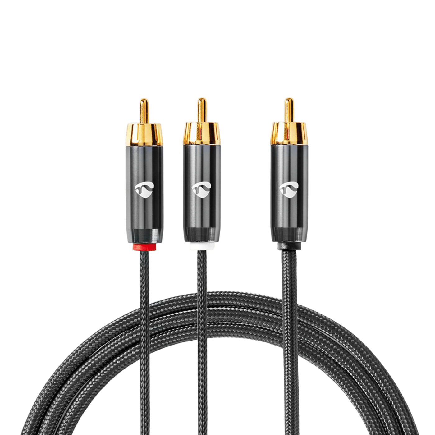 Nedis Subwooferkabel RCA till 2x RCA 3 m