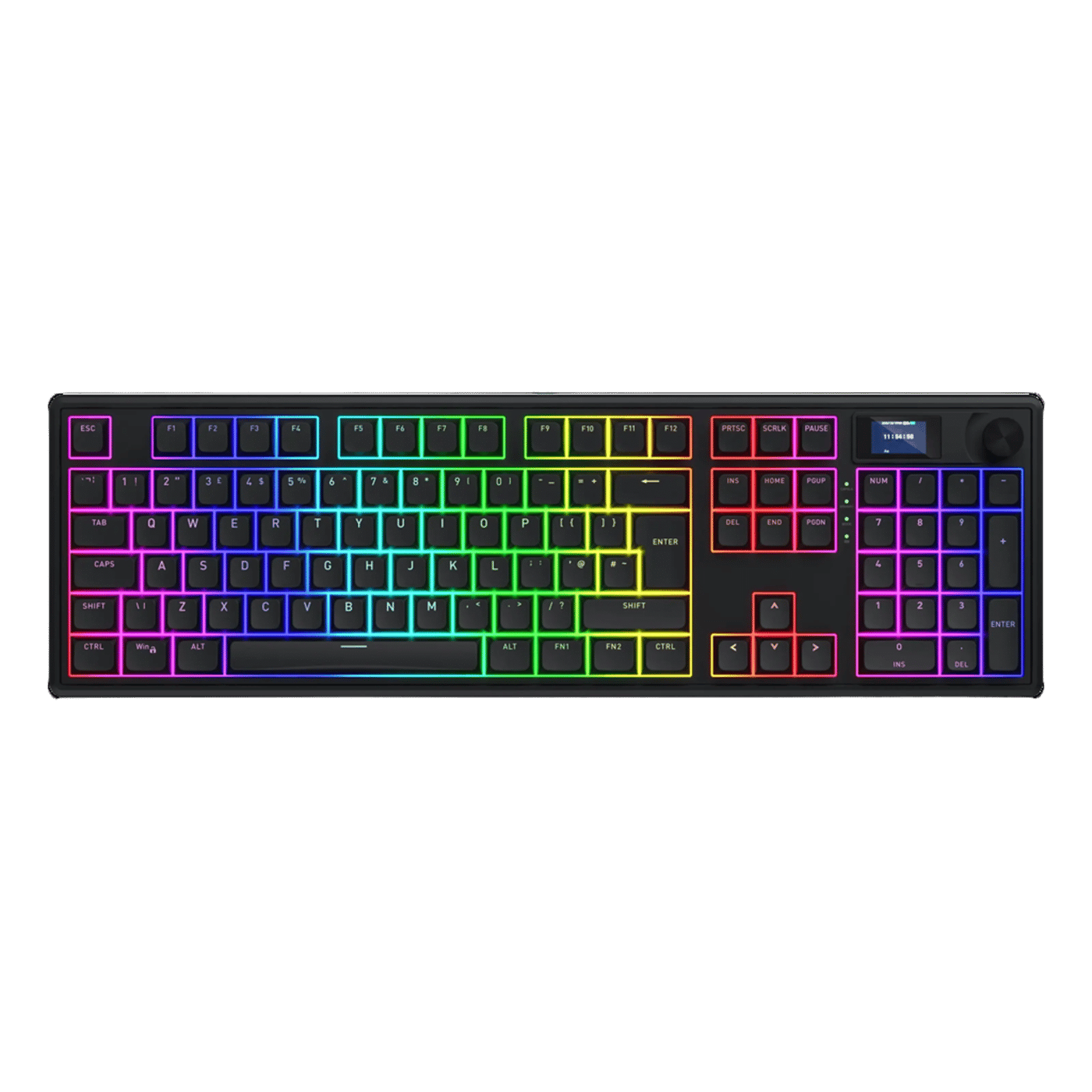 HATOR Skyfall 100 Pro trådlöst gamingtangentbord Svart