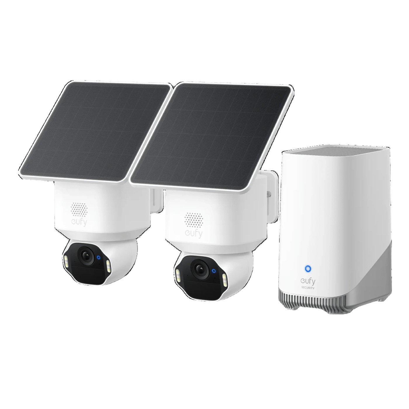 Eufy SoloCam E42 4K-övervakningskamera 2-pack med HomeBase S380