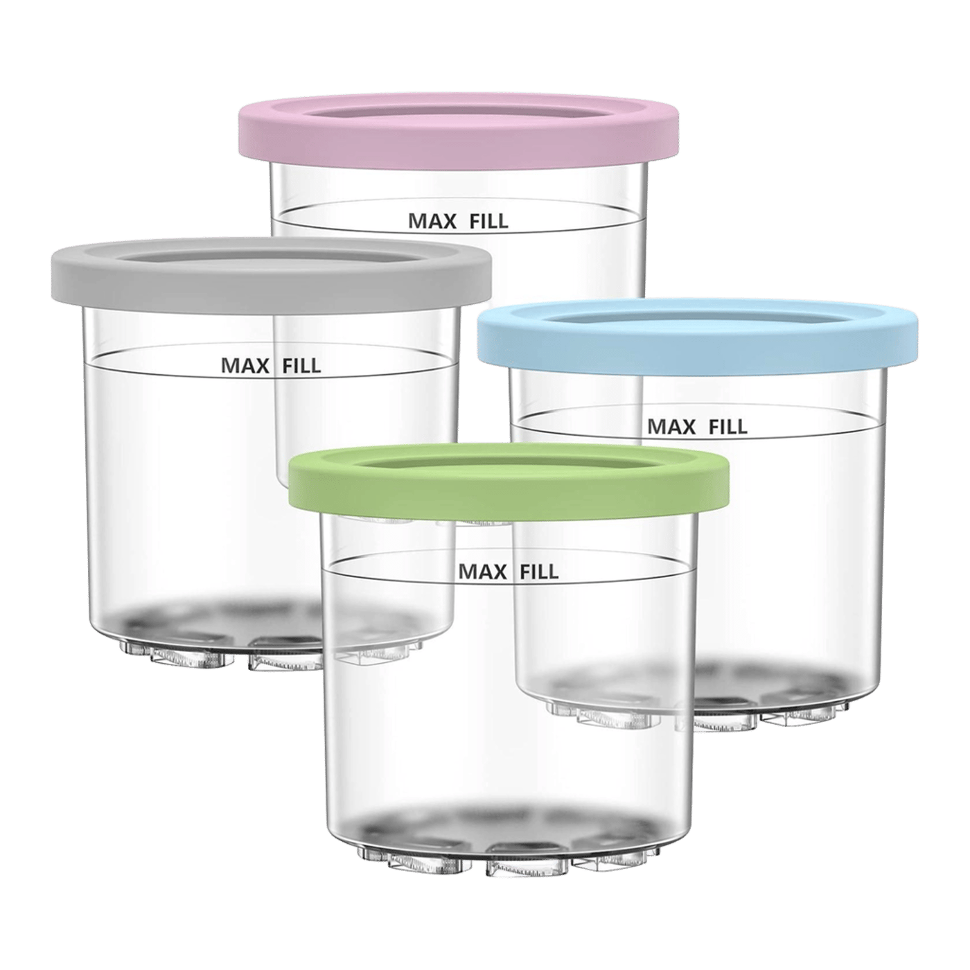 Ninja CREAMi glassbehållare 470 ml till NC300-serien 4-pack