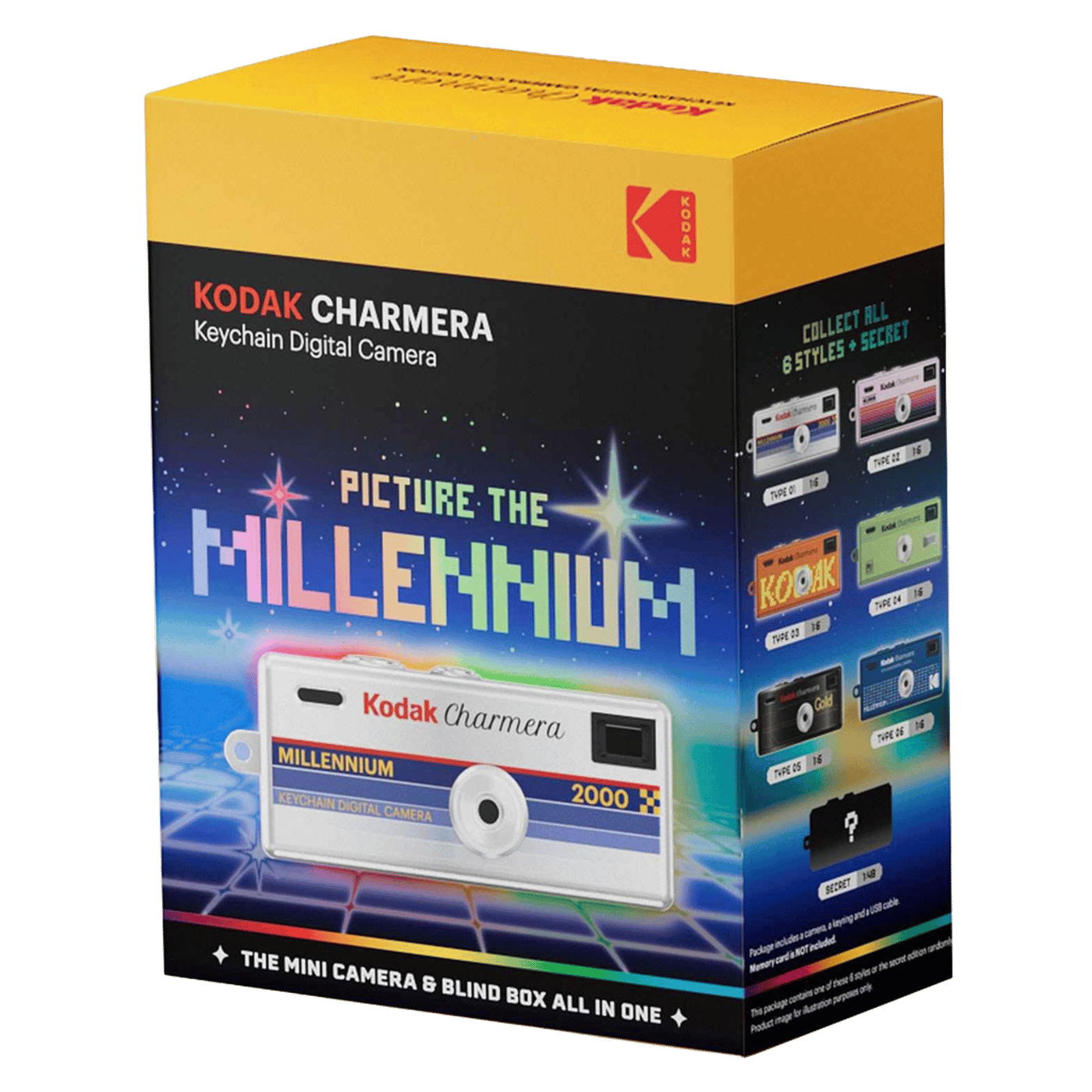 Kodak Charmera Millennium nøkkelringkamera Blind Box