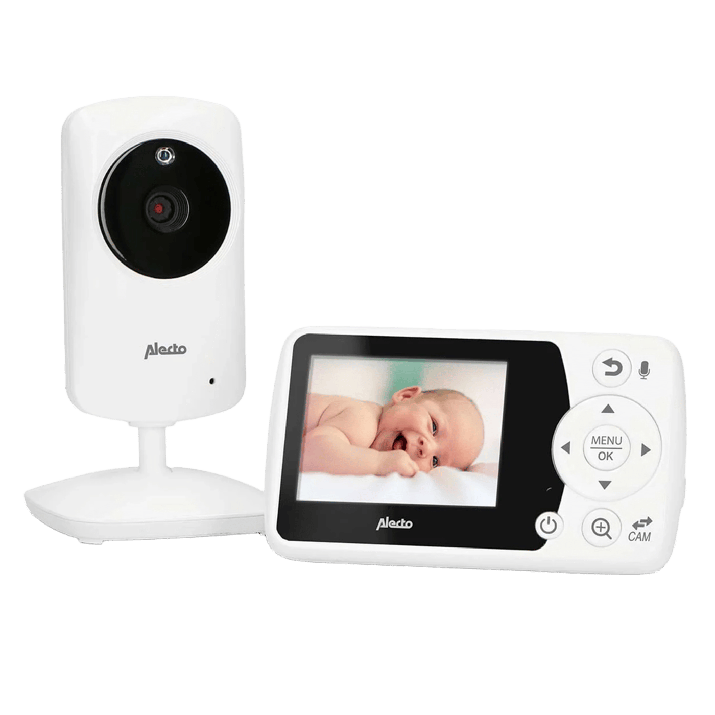 Alecto Videobabyvakt med 2,4-tums färgskärm