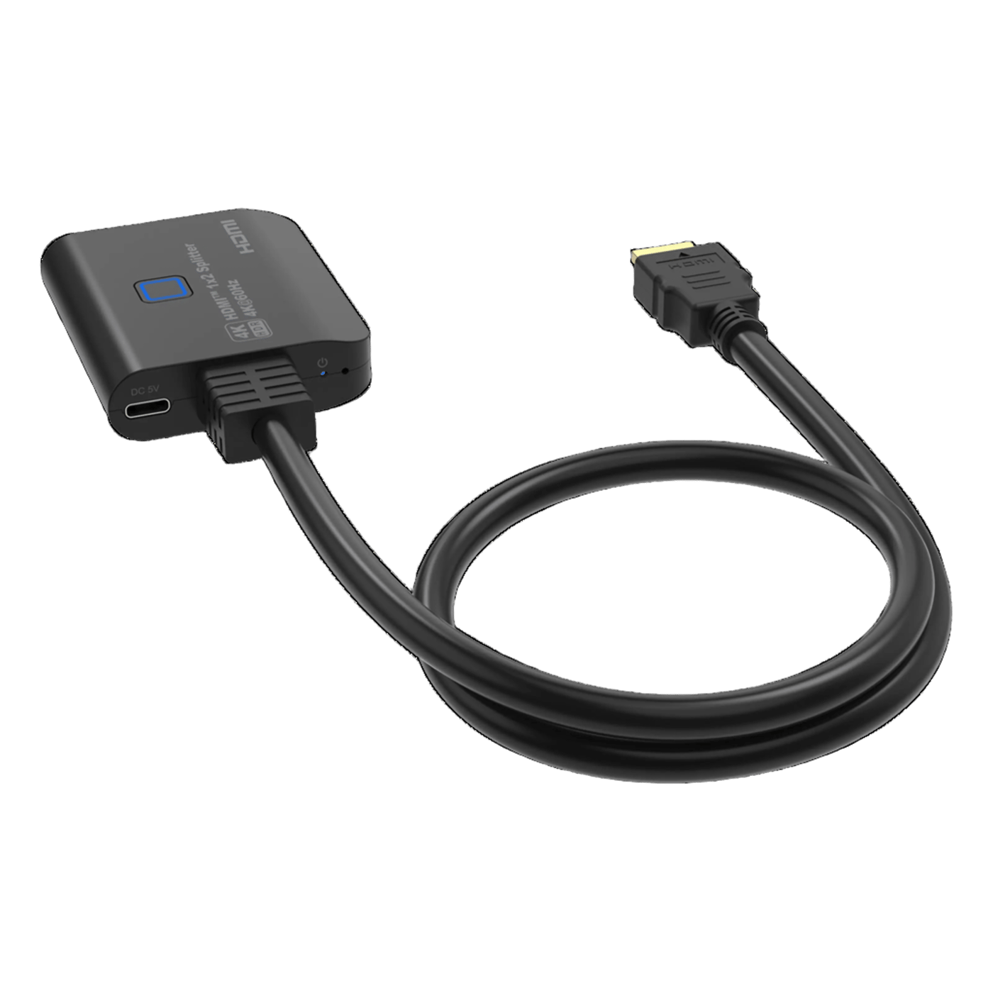 Luxorparts HDMI-splitter mini 4K/60 Hz 2-vägs