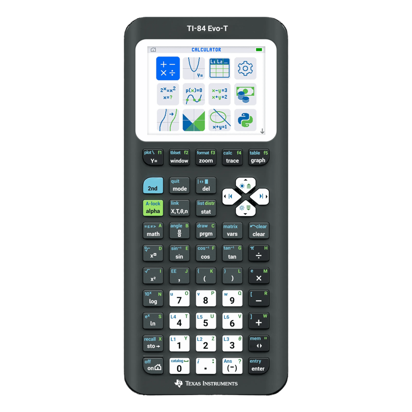 Texas Instruments TI-84 Evo-T grafräknare Svart