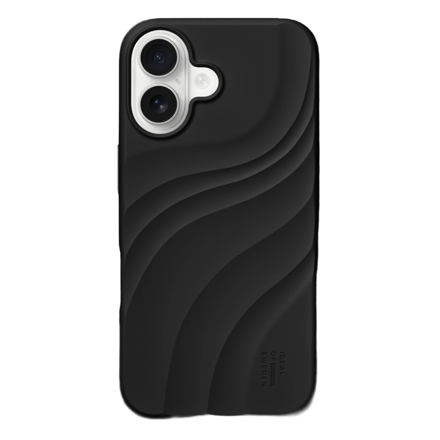 IDEAL OF SWEDEN Soft Swirl silikonskal med MagSafe för iPhone 16 Velvet Black