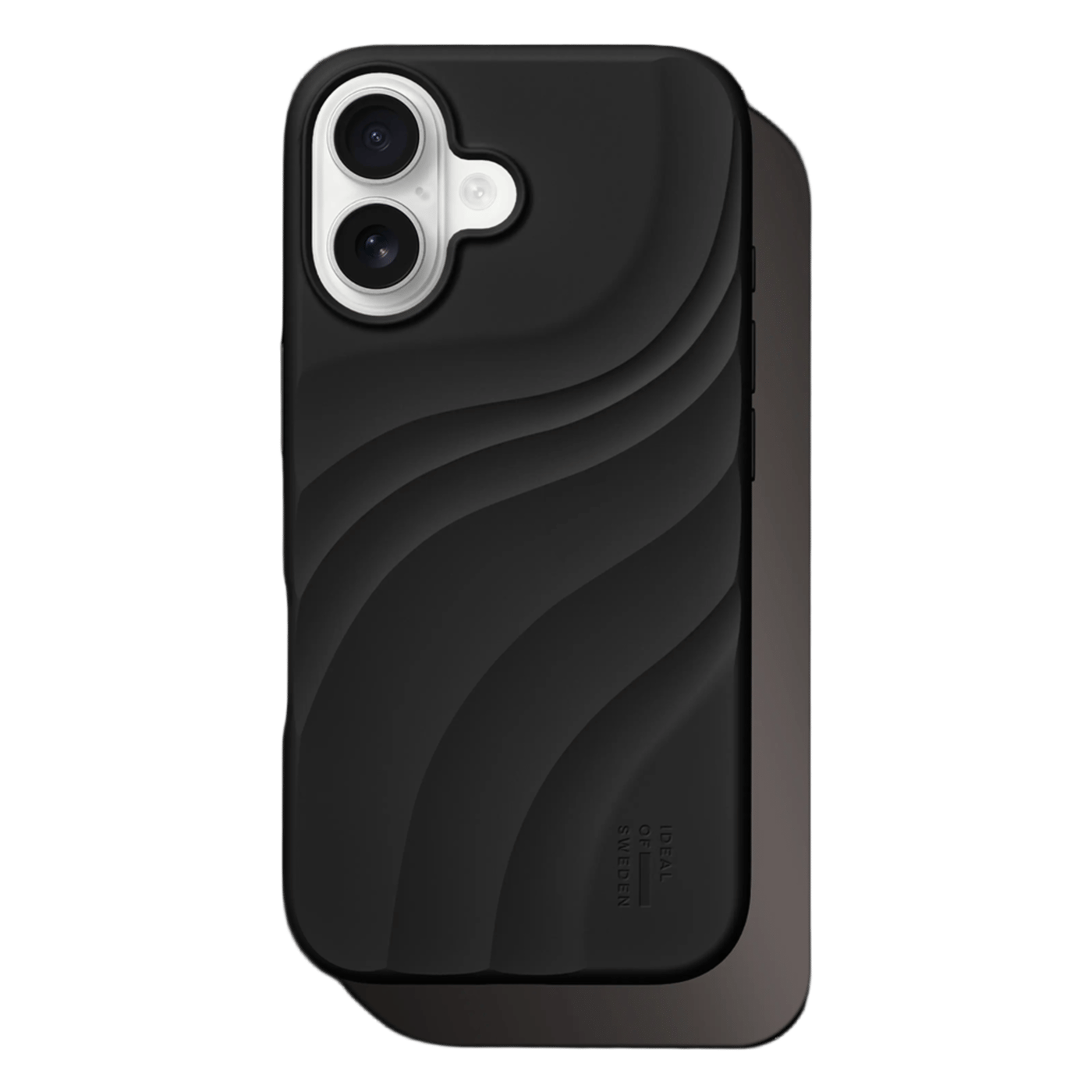 IDEAL OF SWEDEN Soft Swirl Silicone Case med MagSafe till iPhone 17 Velvet Black