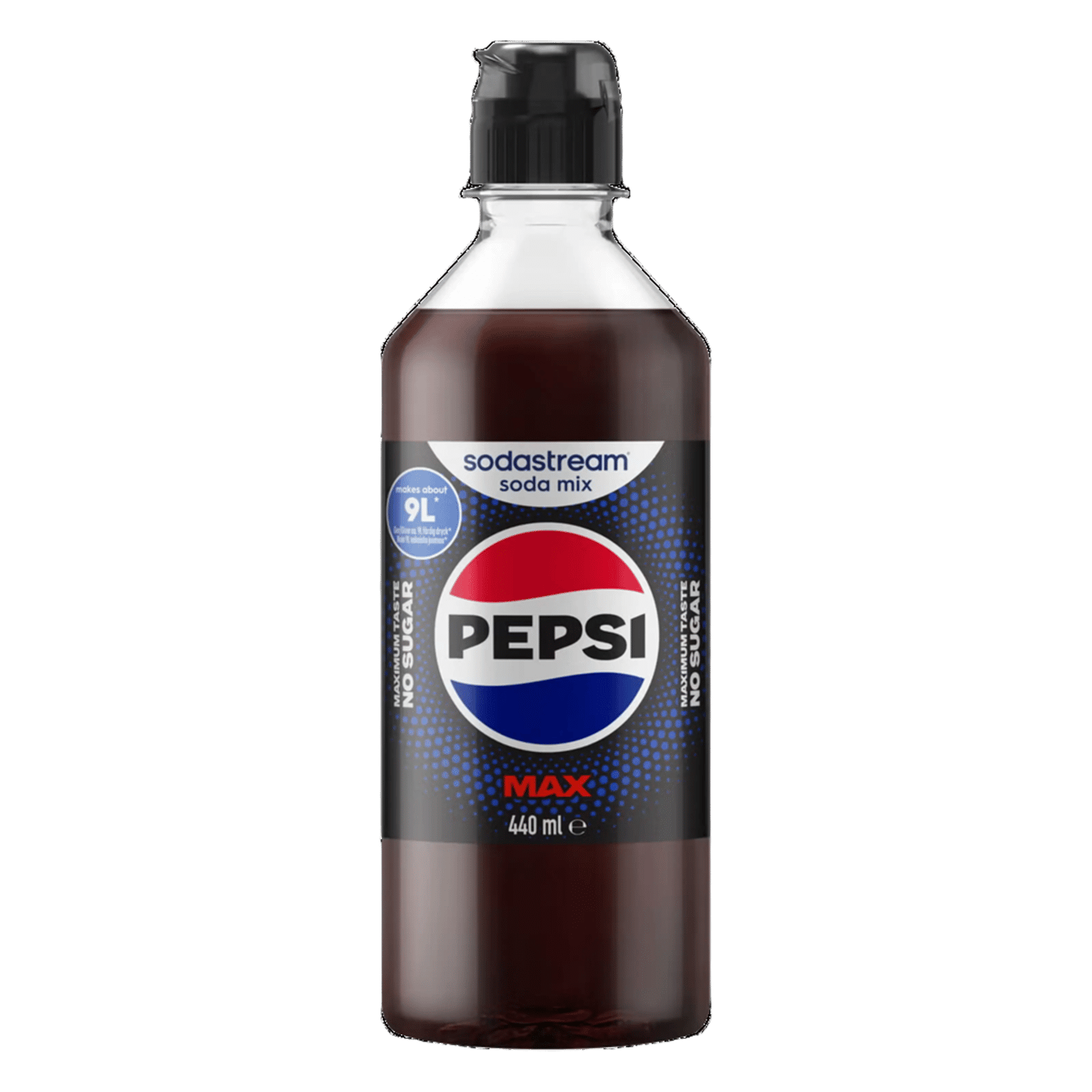 Sodastream Pepsi Max smakkoncentrat Ny 440 ml flaska