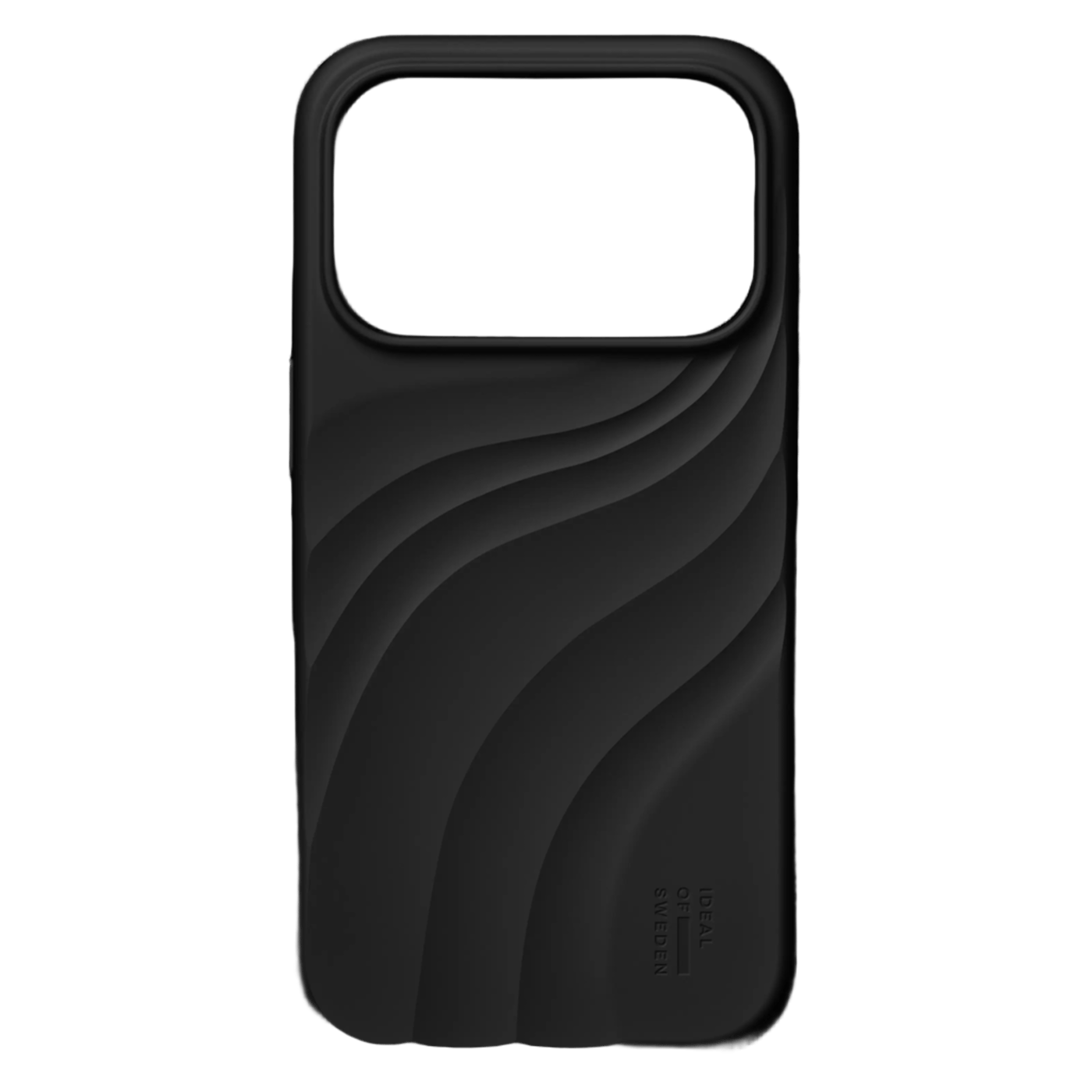 IDEAL OF SWEDEN Soft Swirl silikonskal med MagSafe till iPhone 17/18 Pro Max Velvet Black