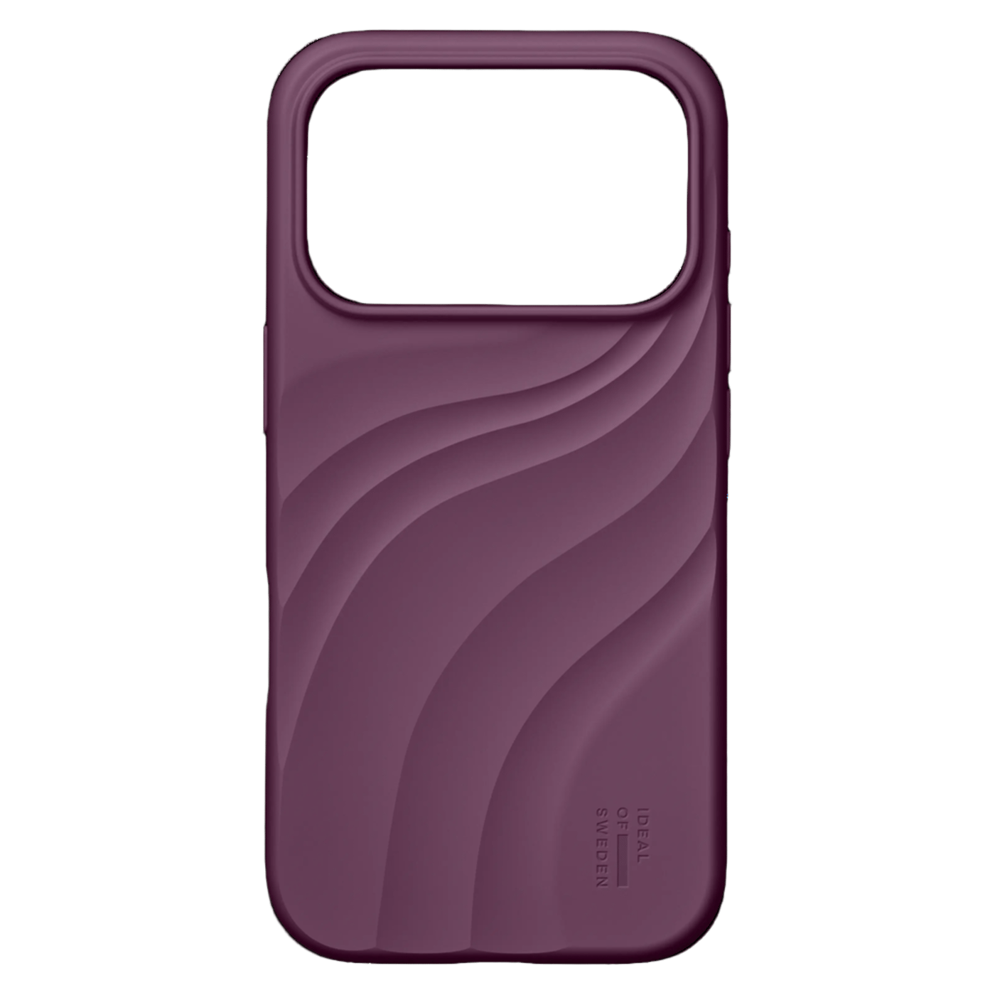 IDEAL OF SWEDEN Soft Swirl silikonskal med MagSafe till iPhone 17/18 Pro Max Velvet Plum