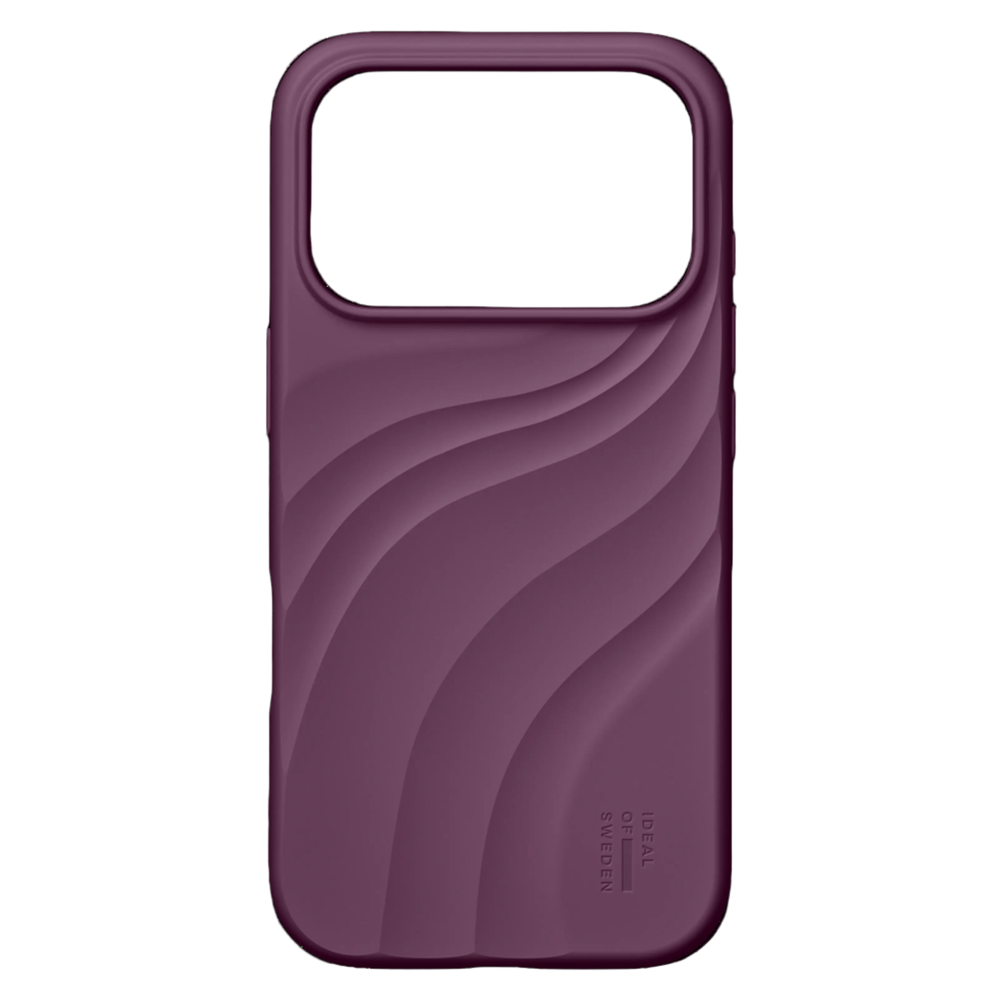 IDEAL OF SWEDEN Soft Swirl Silicone Case MagSafe till iPhone 17 Pro/18 Pro Velvet Plum
