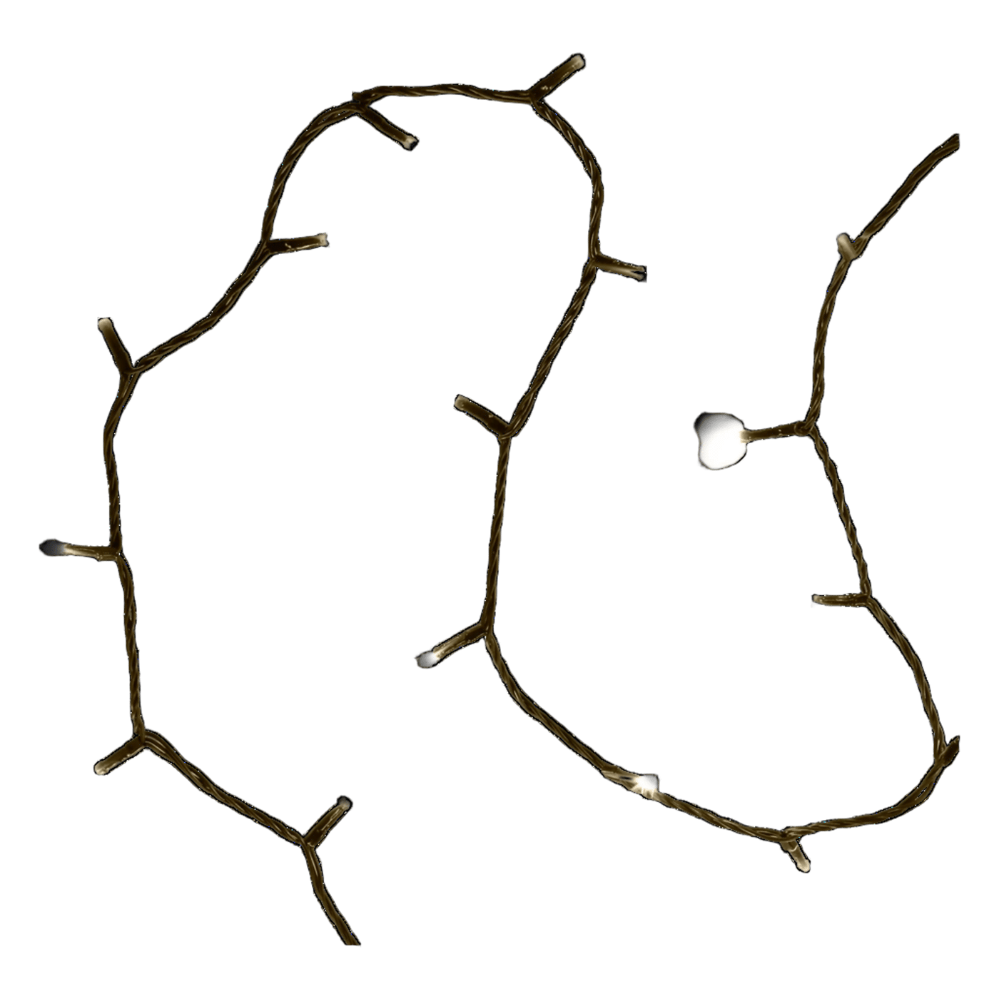 Ljusslinga 240 LED 18 m (svart)