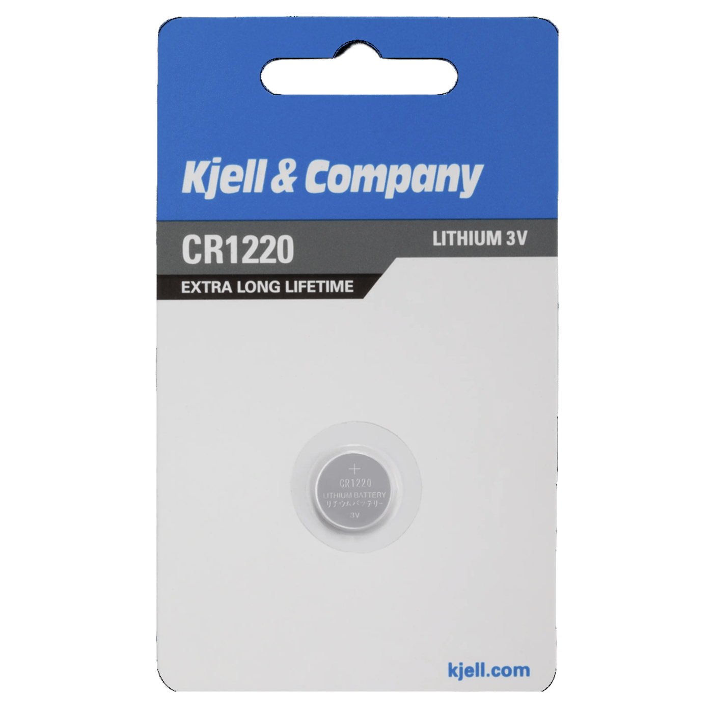 Kjell & Company Litiumbatteri CR1220 1-pakk