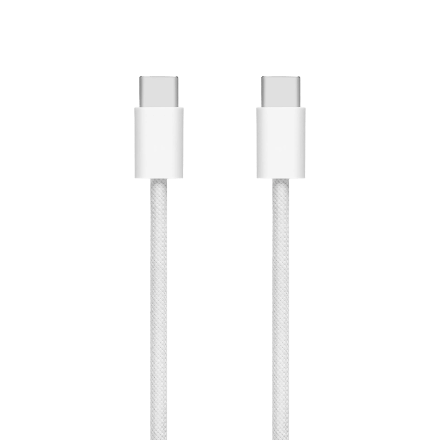 Linocell Flettet USB-C- til USB-C-kabel 240W Hvit 2m