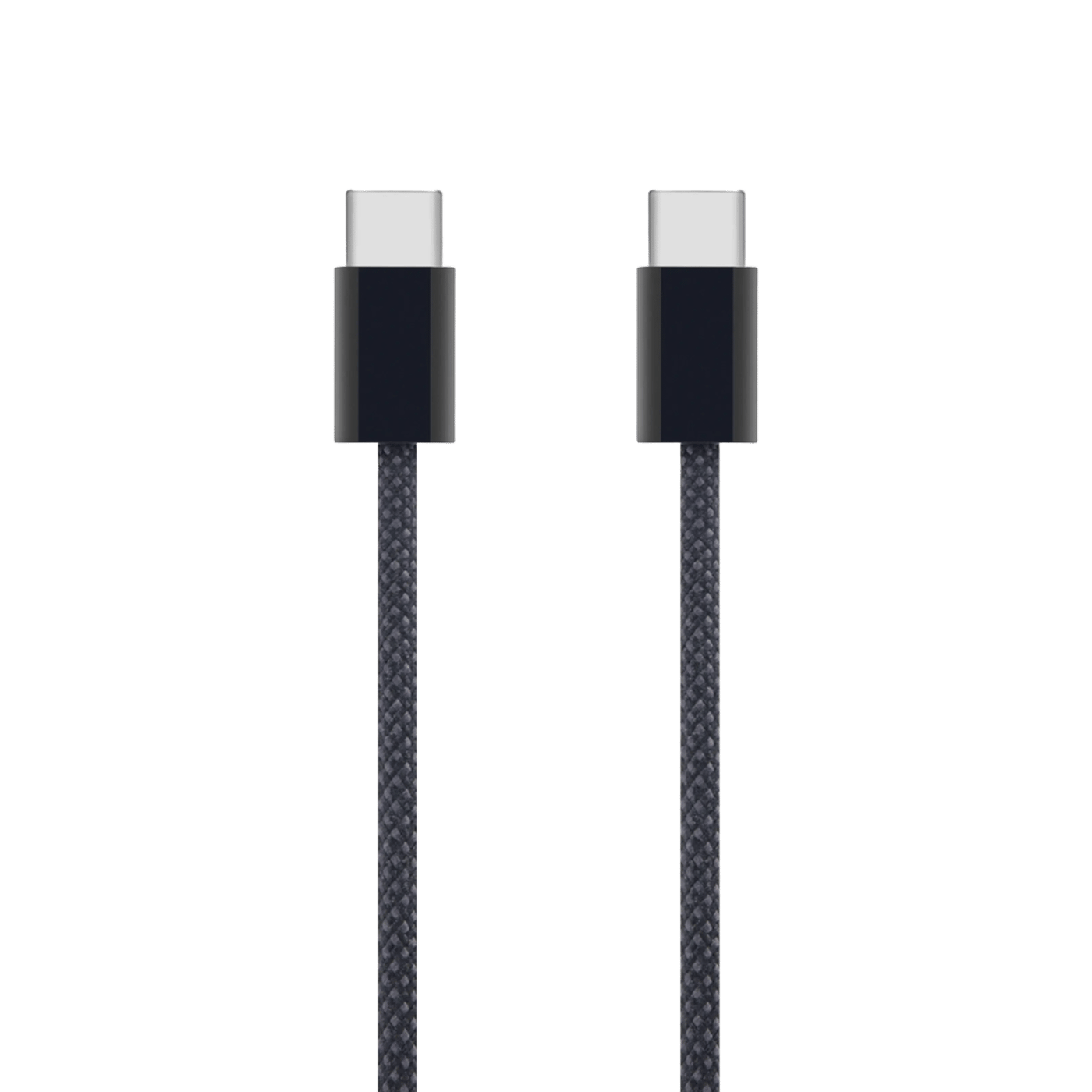 Linocell Flettet USB-C- til USB-C-kabel 60W Svart 0,5 m