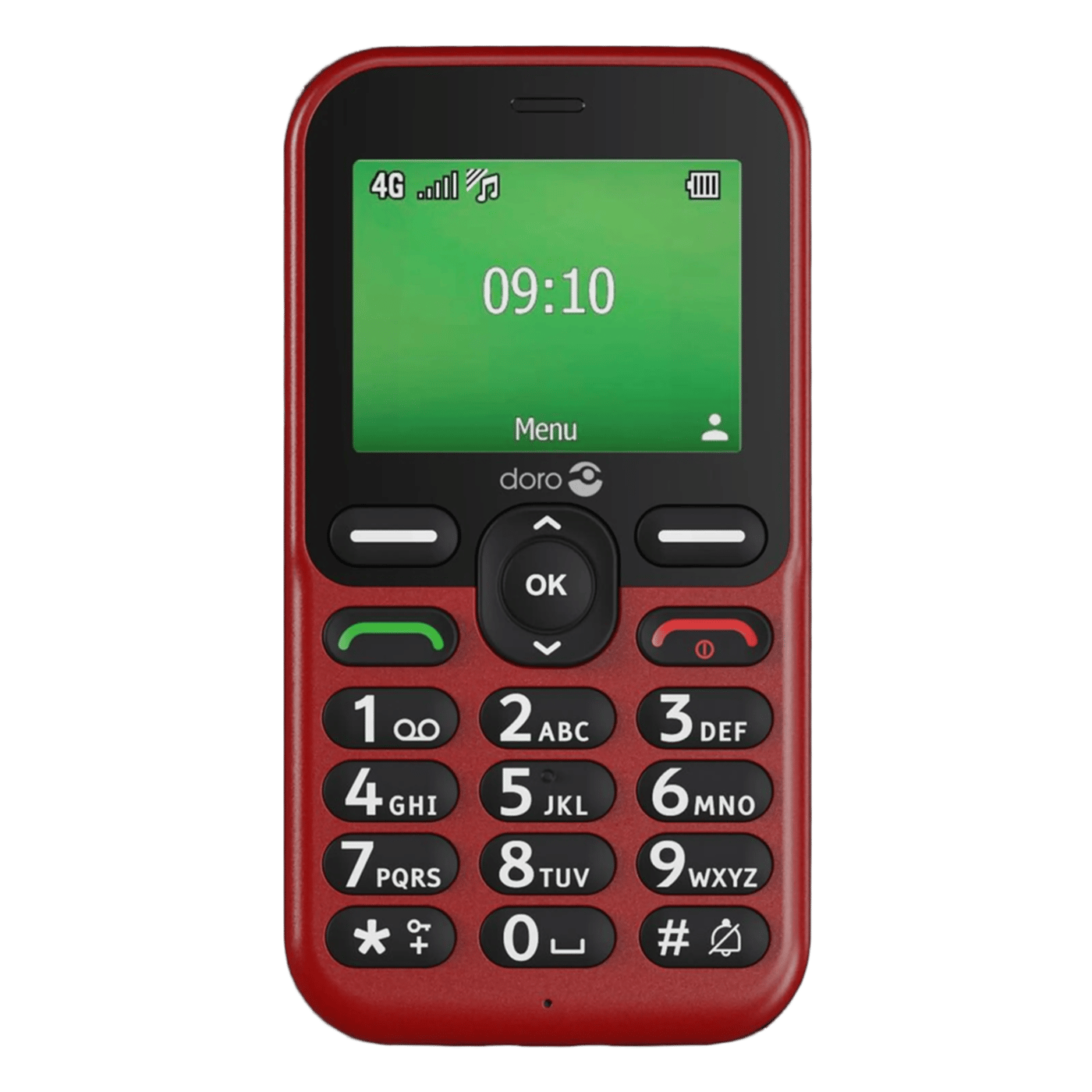 Doro Leva E11 knapptelefon Rød